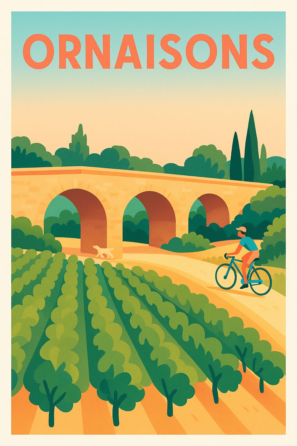 Affiche de Ornaisons - Balade bucolique au cœur des vignes