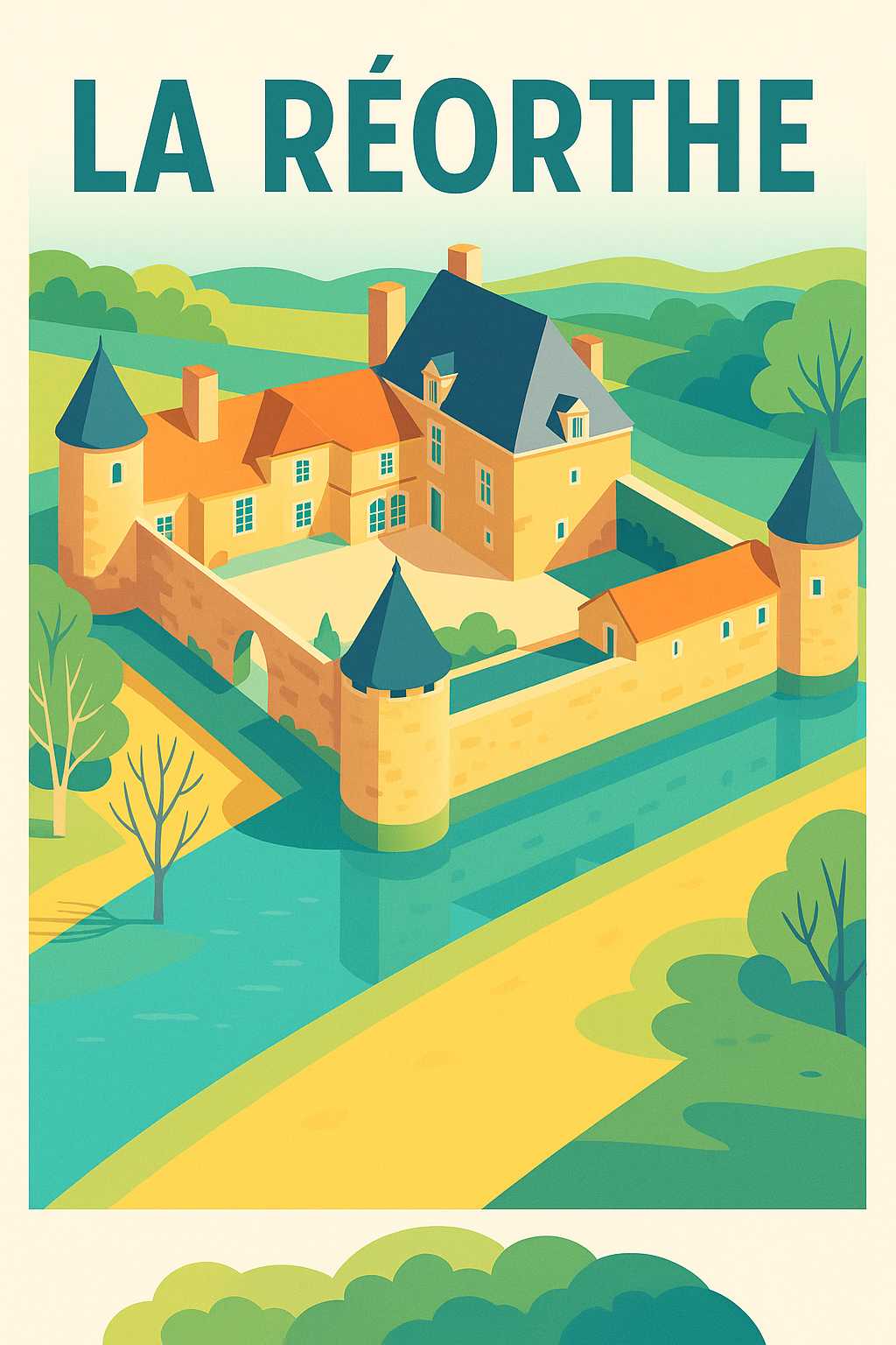 Affiche de La Réorthe - Charme et histoire au cœur de la Vendée