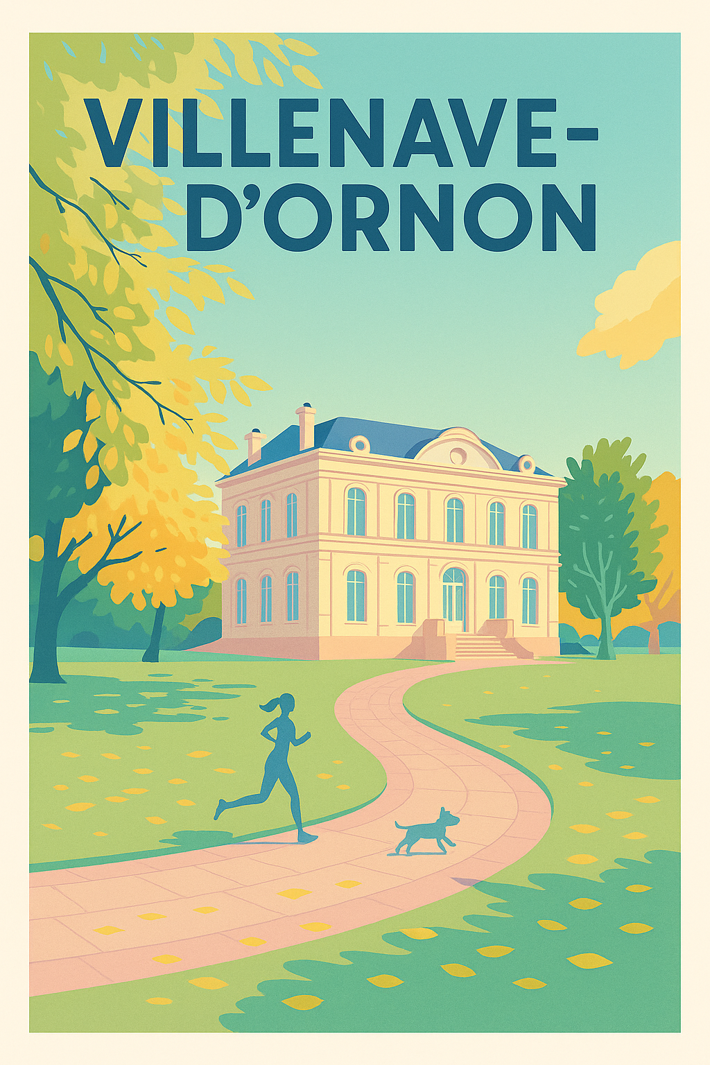 Affiche de Villenave-d'Ornon - Un havre de tranquillité au cœur de la nature