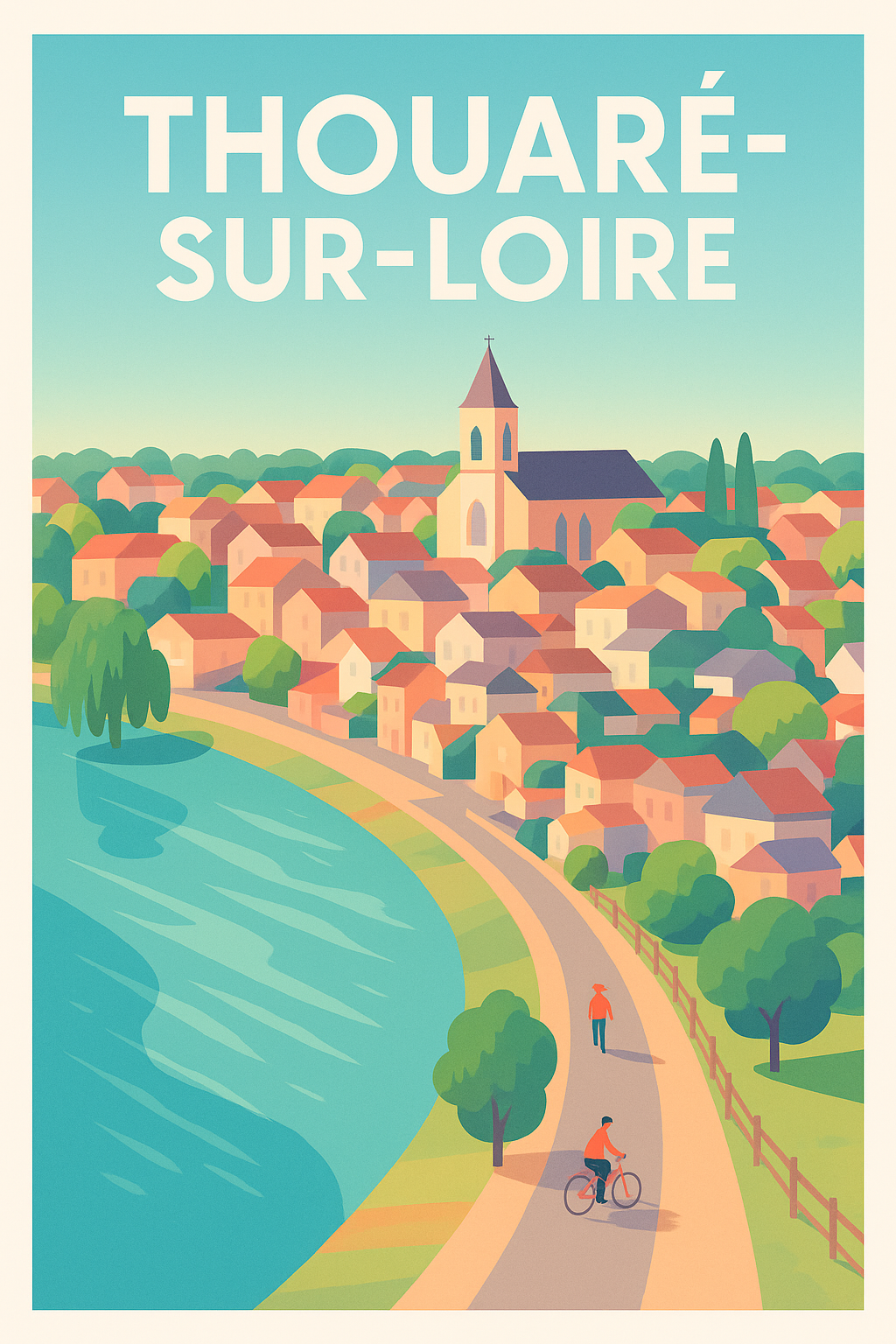 Affiche de Thouaré-sur-Loire - Charme paisible en bords de Loire