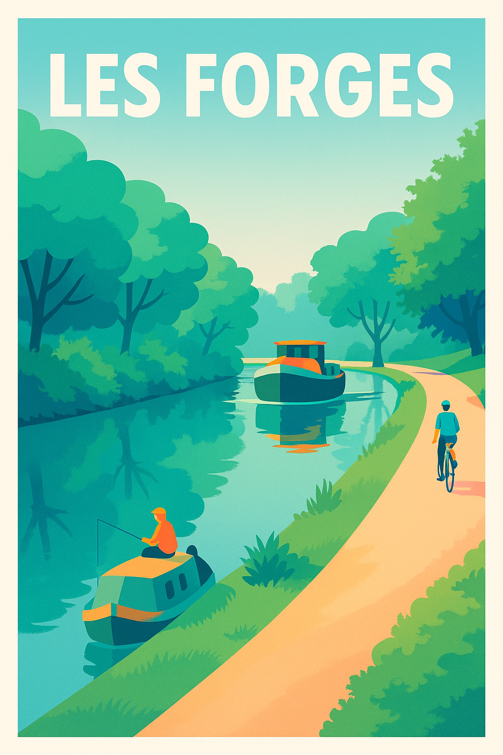 Affiche de Les Forges - Évasion paisible au fil de l'eau