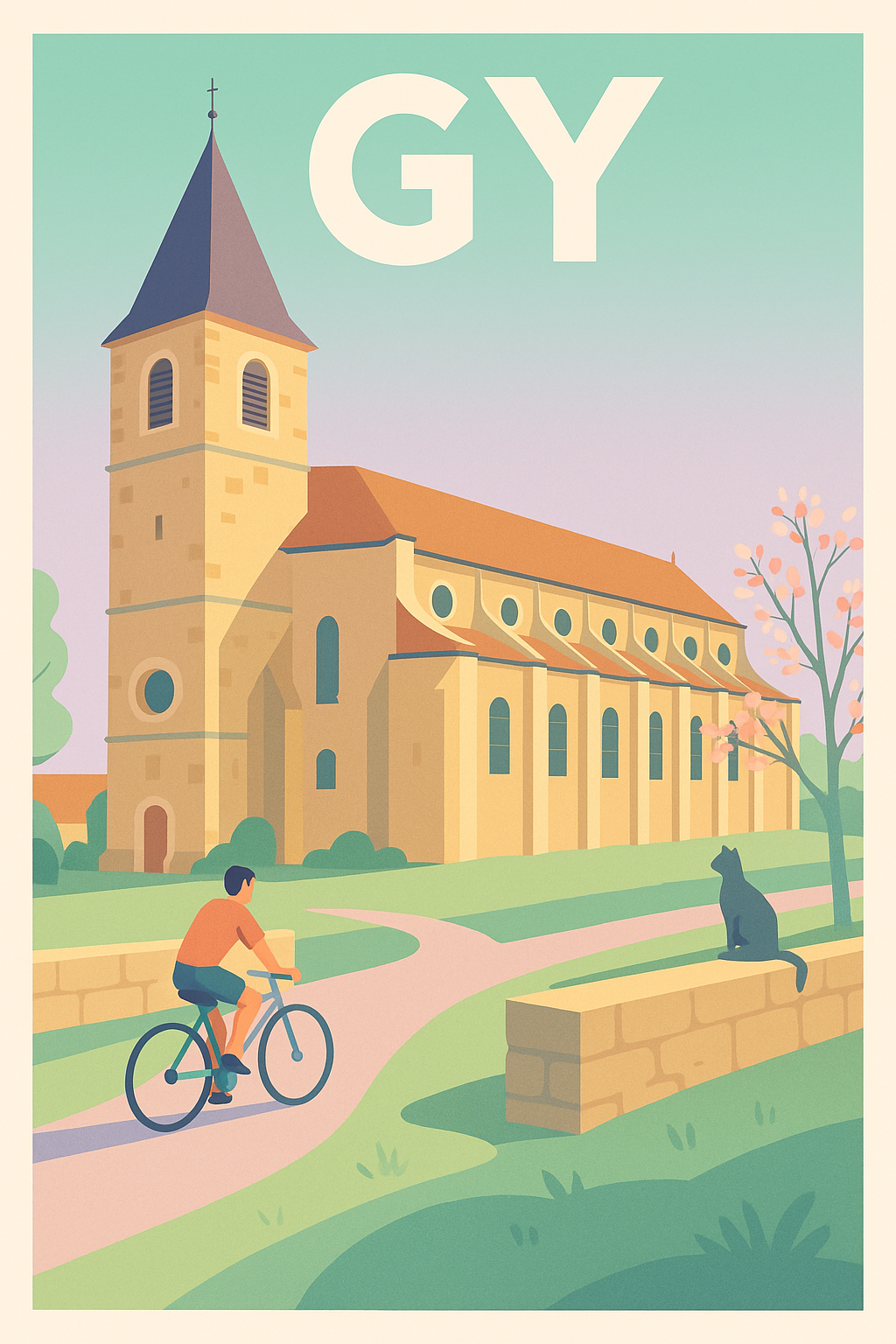 Affiche de Gy - Charme bucolique et sérénité champêtre