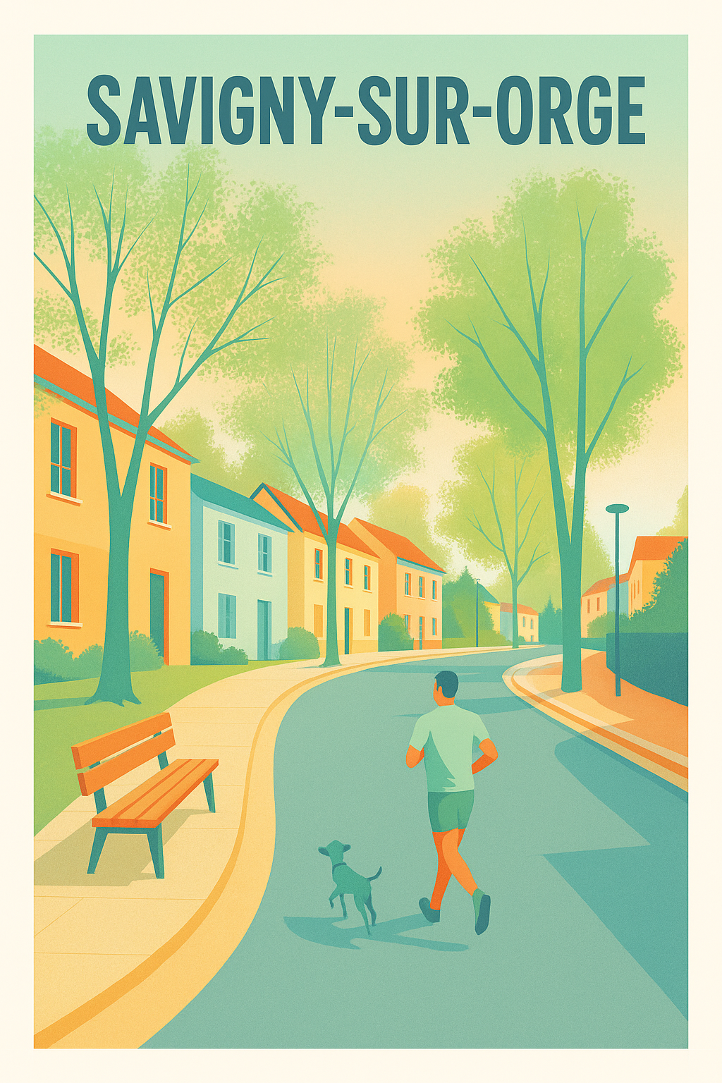 Affiche de Savigny-sur-Orge - Promenade matinale au cœur de la ville