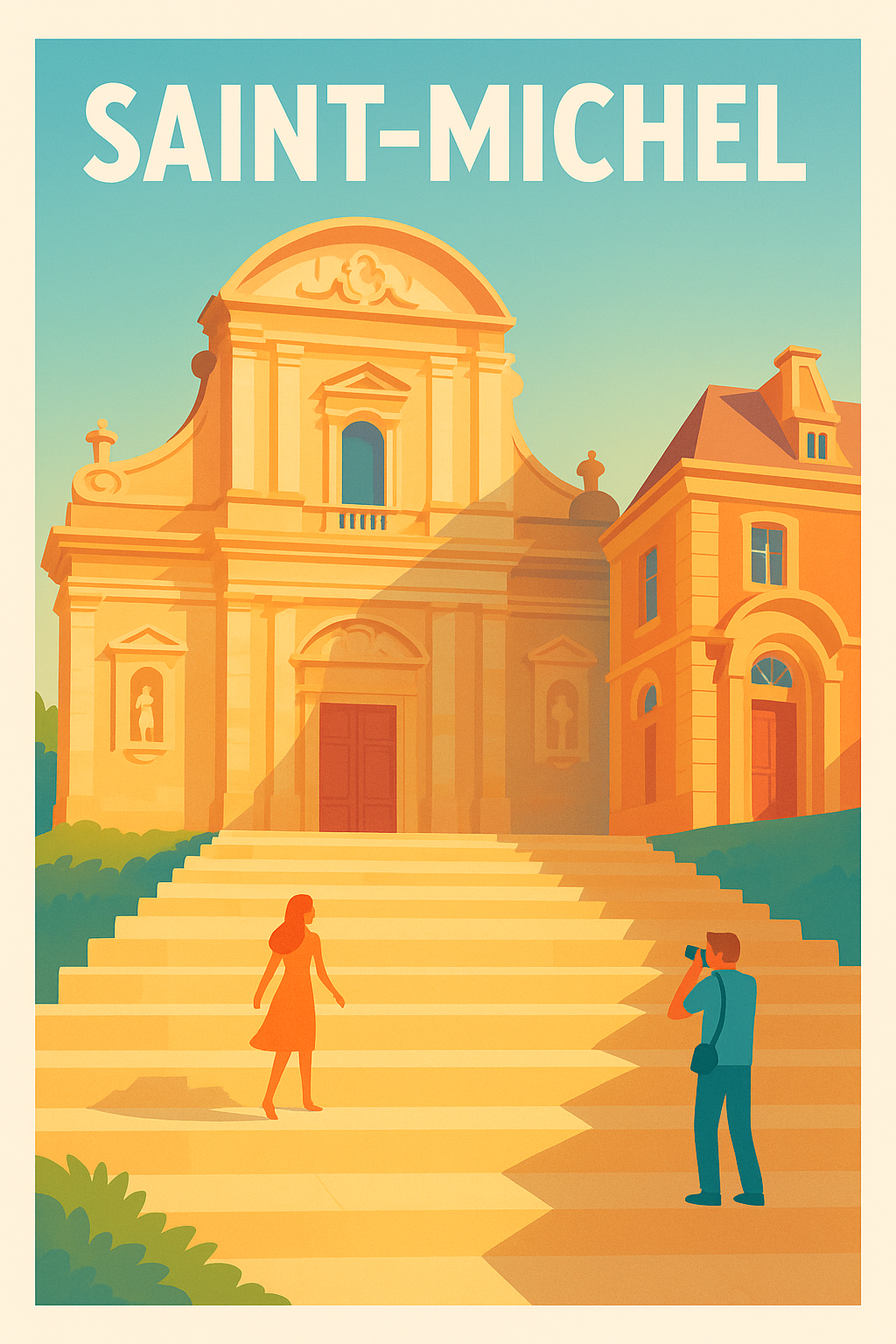 Affiche de Saint-Michel - Voyage au cœur de l'architecture historique