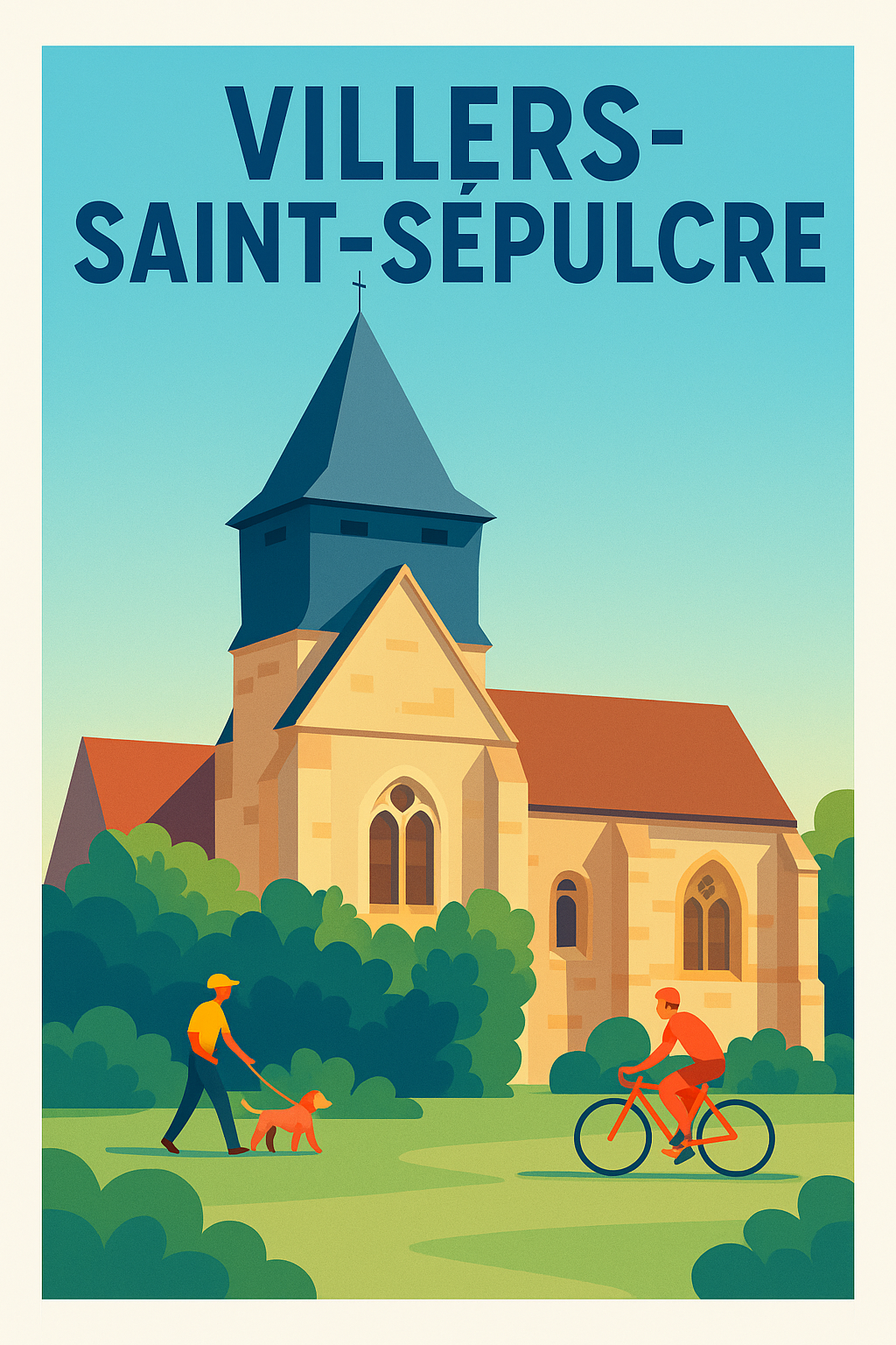 Affiche de Villers-Saint-Sépulcre - Charme paisible et patrimoine local