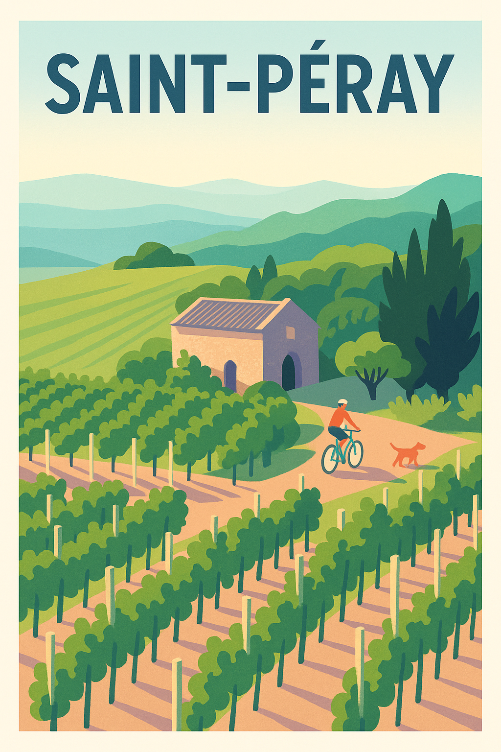 Affiche de Saint-Péray - L'Évasion Nature au Cœur des Vignes