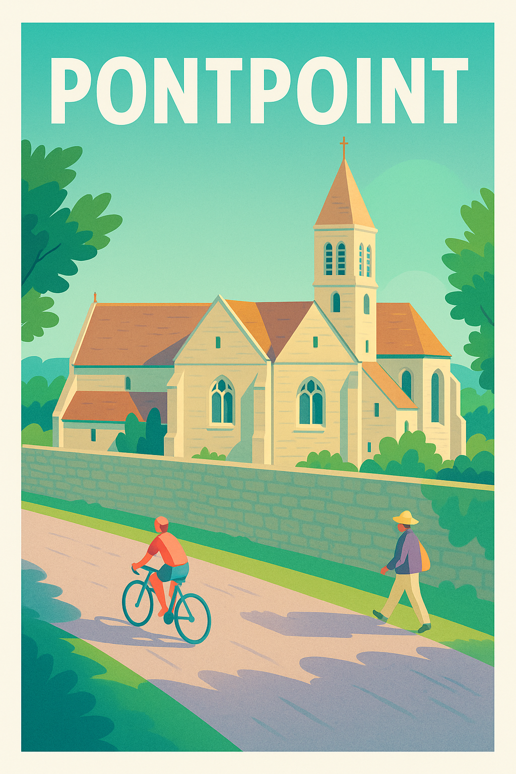 Affiche de Pontpoint - Douceur et charme champêtre