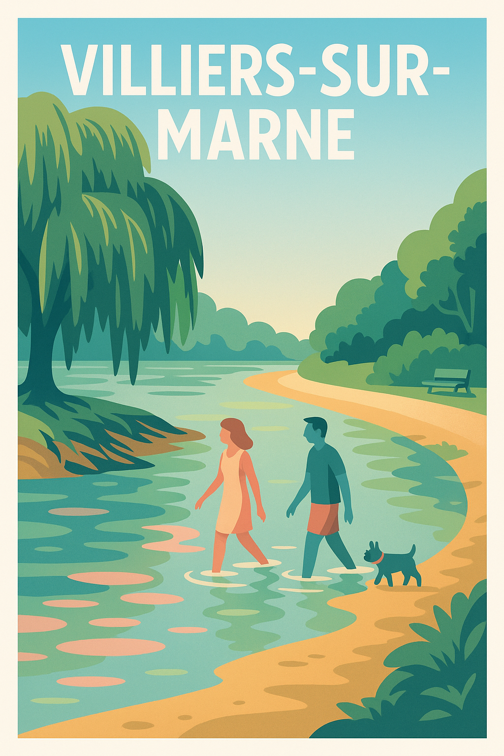 Affiche de Villiers-sur-Marne - Une pause nature au bord de l'eau