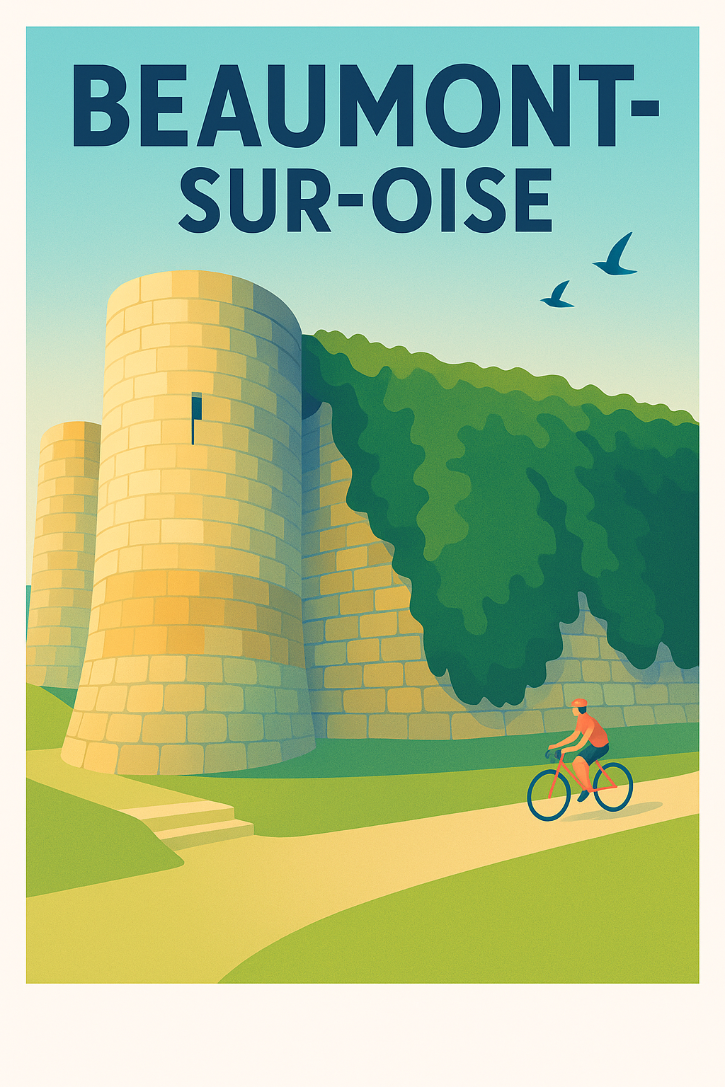 Affiche de Beaumont-sur-Oise - Évasion au cœur du patrimoine