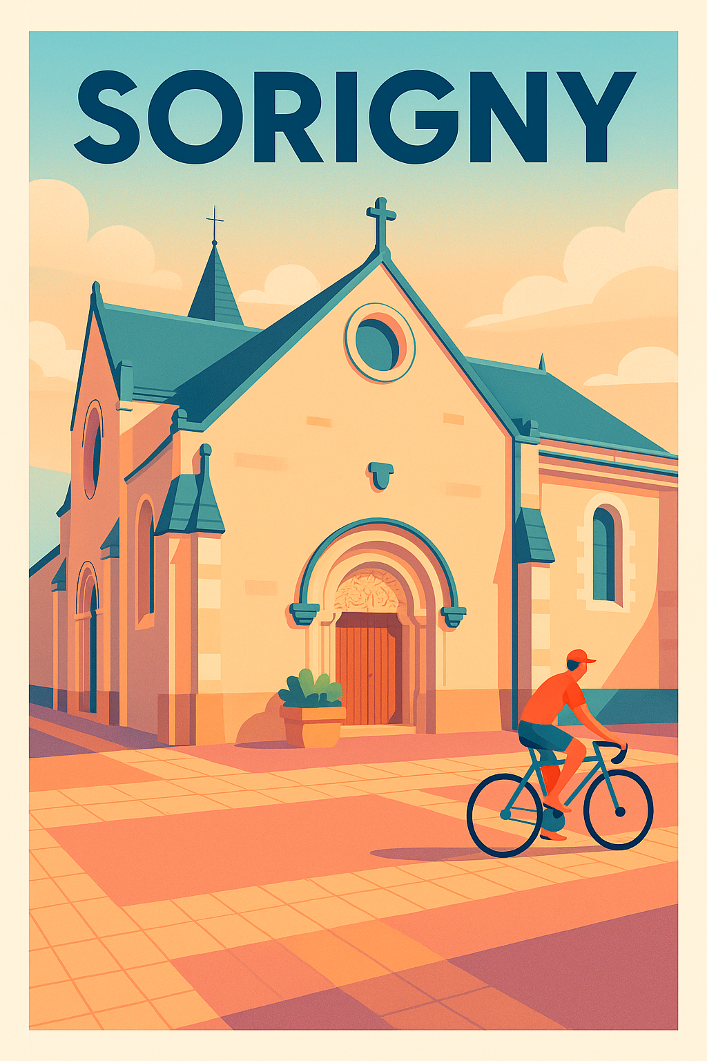 Affiche de Sorigny - Évasion paisible au cœur du patrimoine local