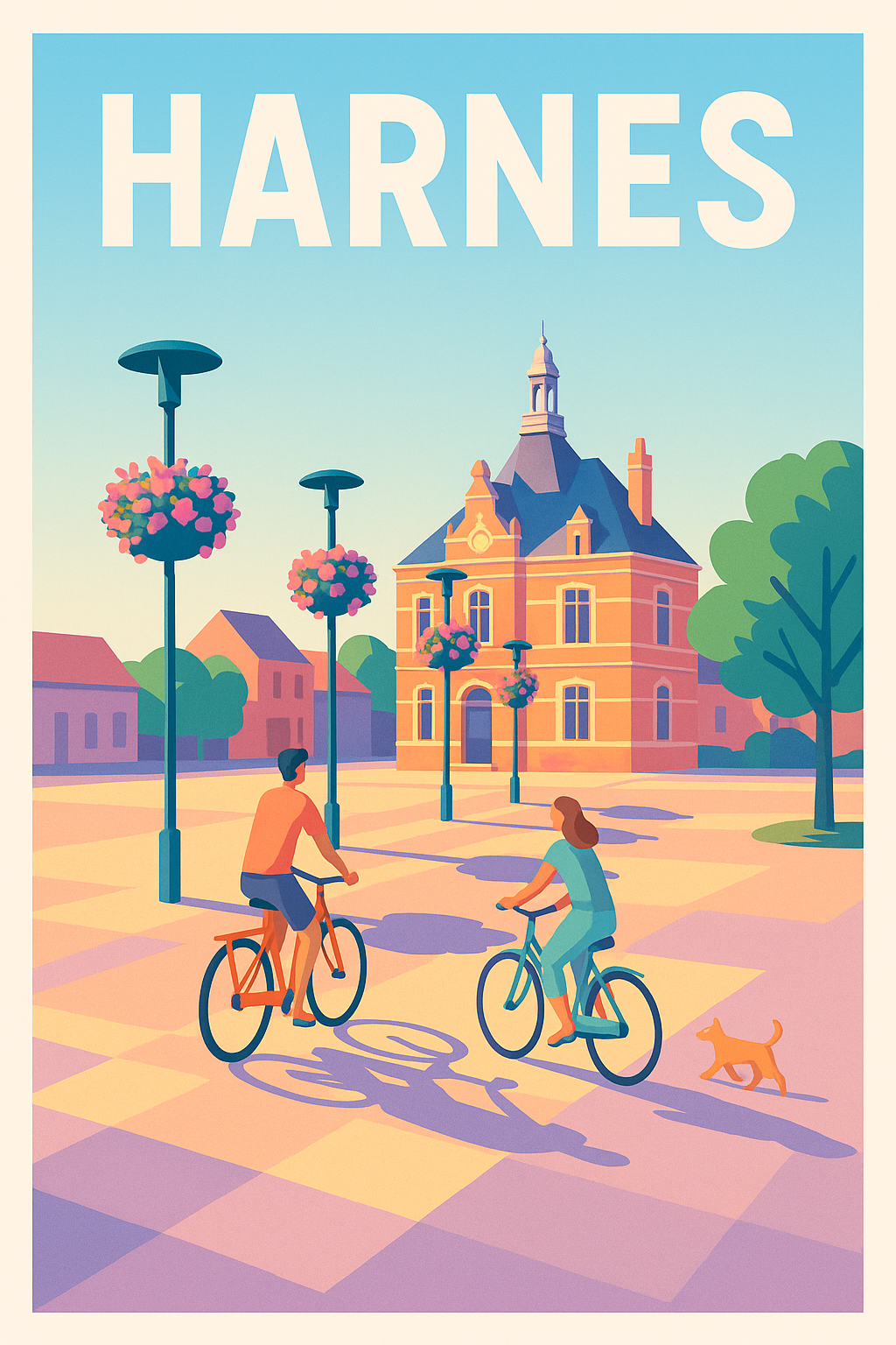 Affiche de Harnes - Une balade en douceur au cœur de la ville