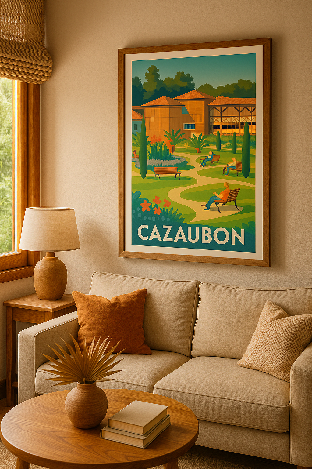 Mise en situation Affiche de Cazaubon - Évasion et sérénité au cœur de la nature