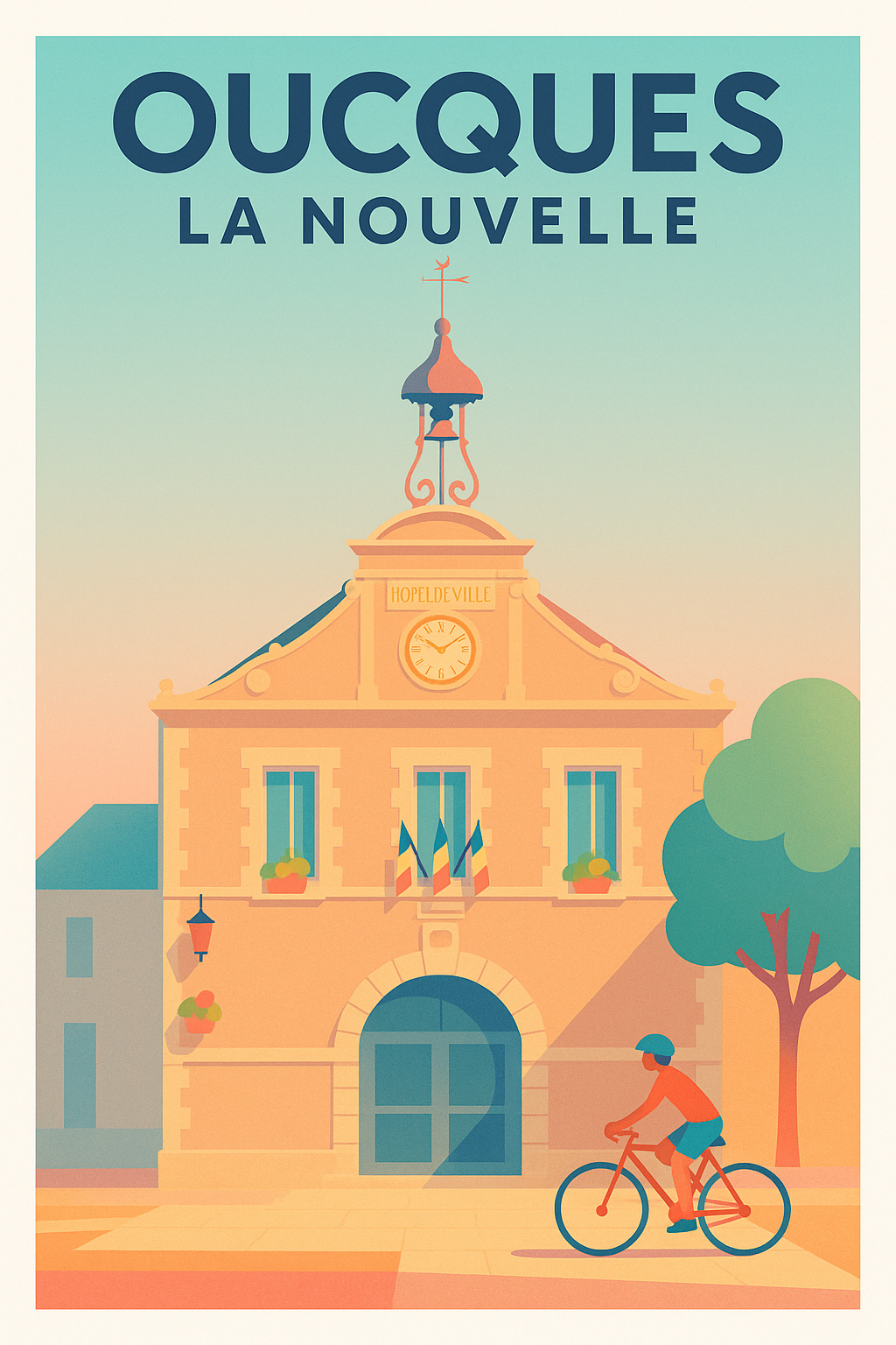 Affiche de Oucques La Nouvelle - Charme et tranquillité à portée de main