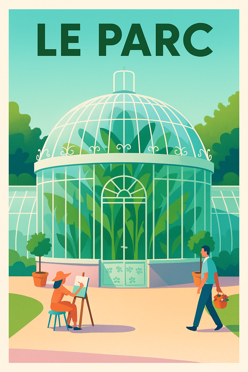 Affiche de Le Parc - Un havre de paix et de verdure