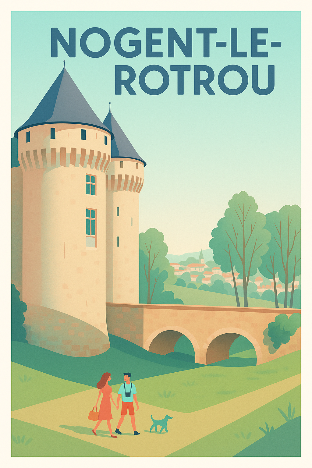 Affiche de Nogent-le-Rotrou - Charme et histoire au fil du temps