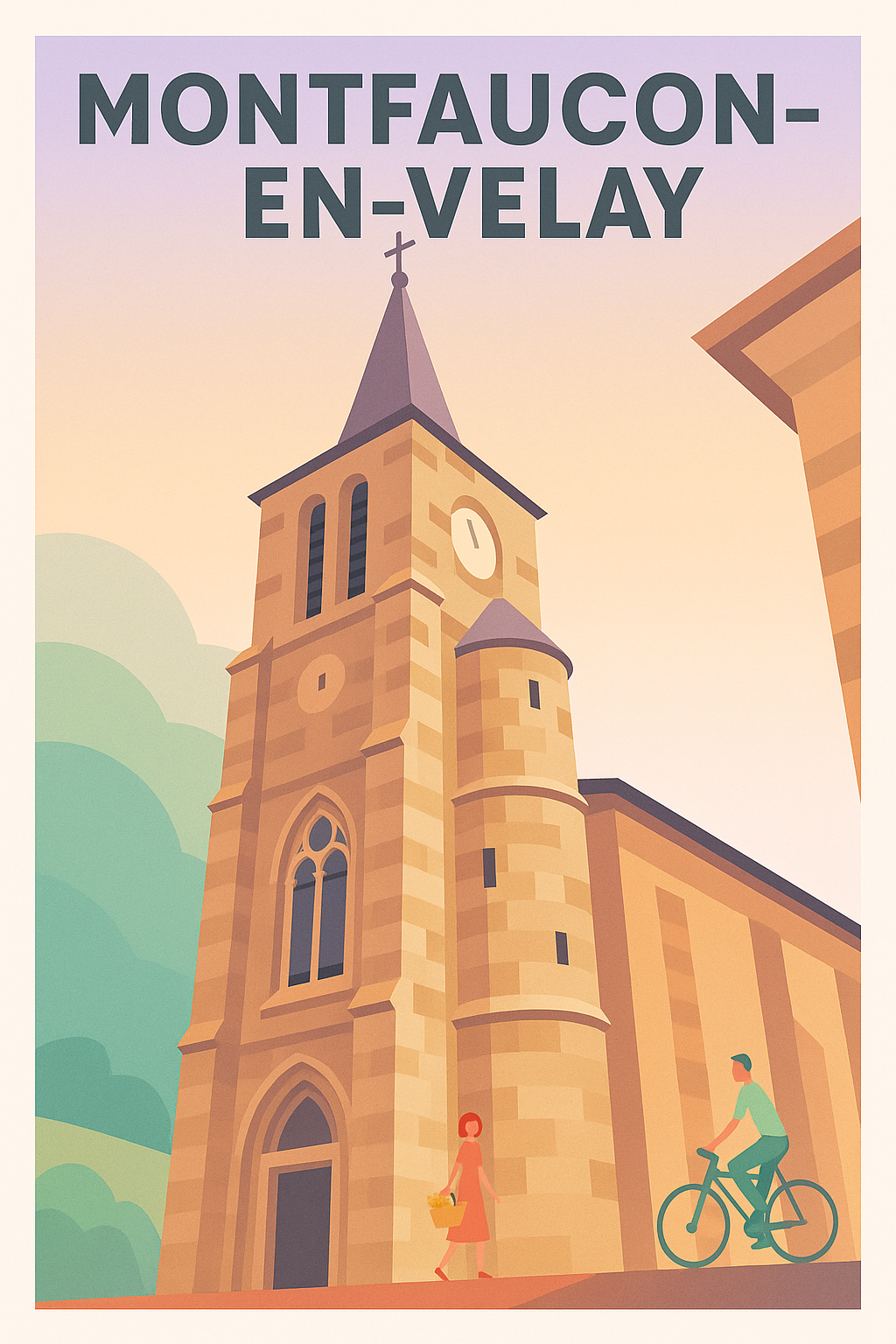 Affiche de Montfaucon-en-Velay - Charme authentique et patrimoine historique
