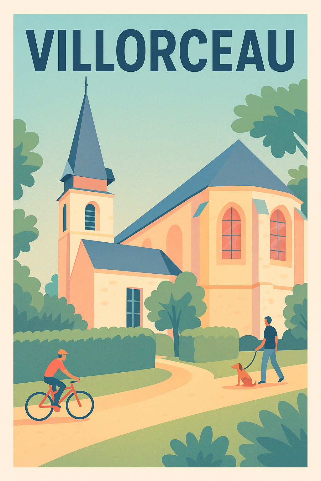 Affiche de Villorceau - Charme paisible et vie de village