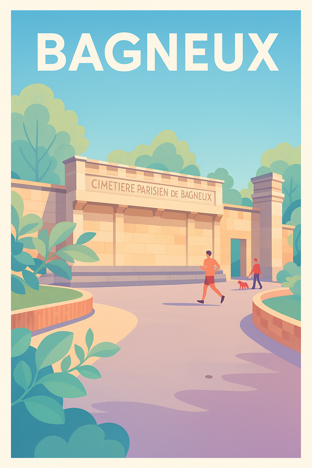 Affiche de Bagneux - Un havre de sérénité et nature urbaine