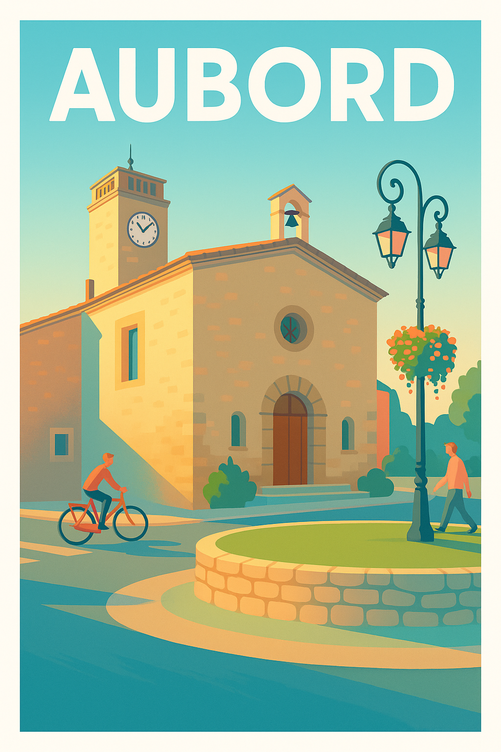 Affiche de Aubord - Charme intemporel au cœur du village