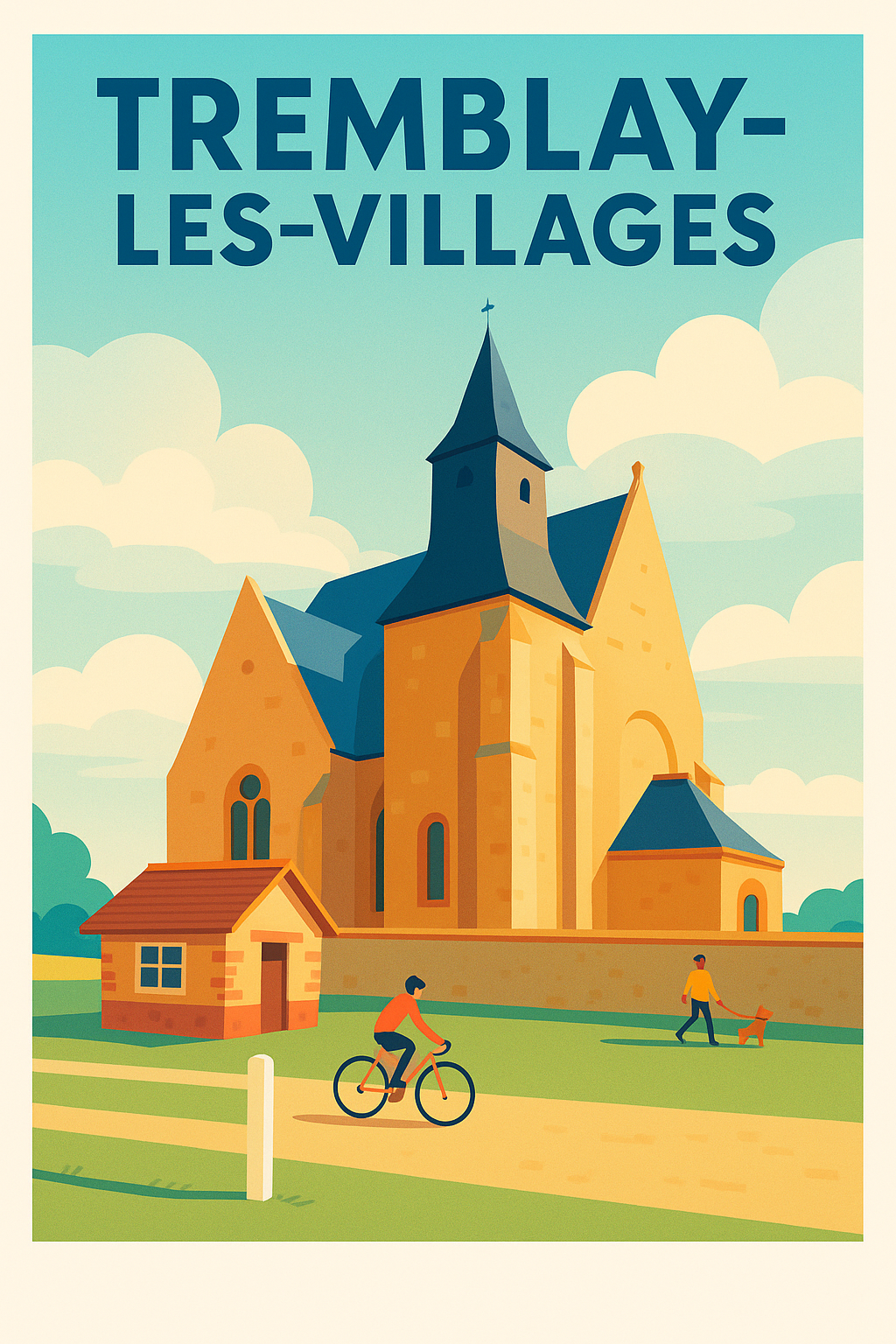 Affiche de Tremblay-les-Villages - Charme pittoresque à l'horizon