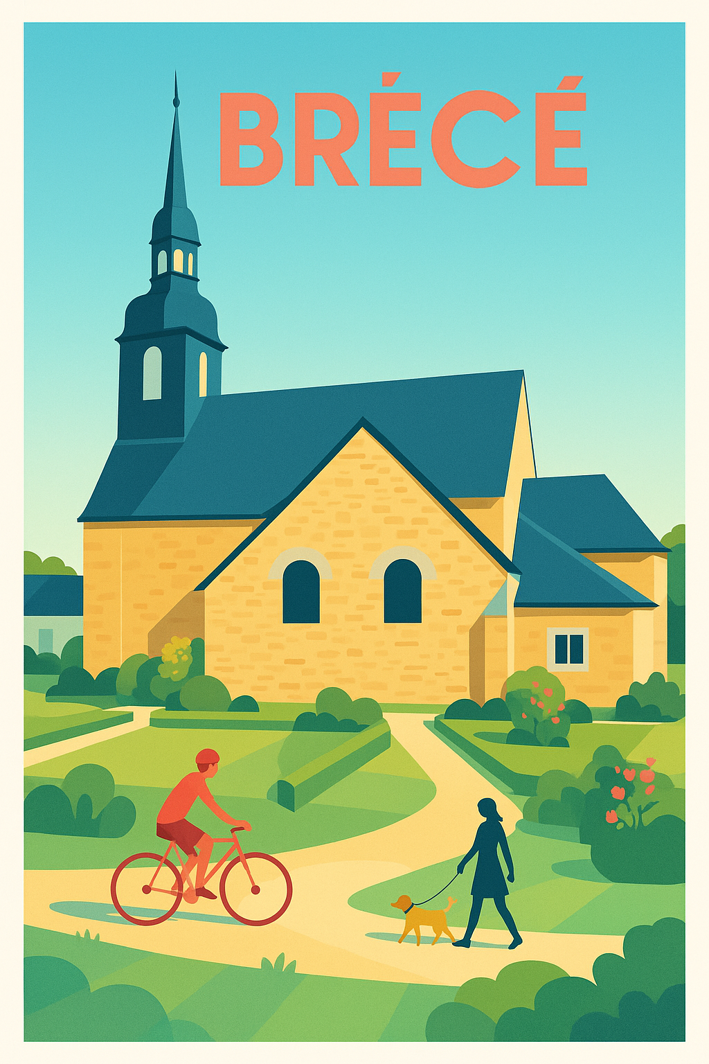 Affiche de Brécé - Harmonie et douceur de vie