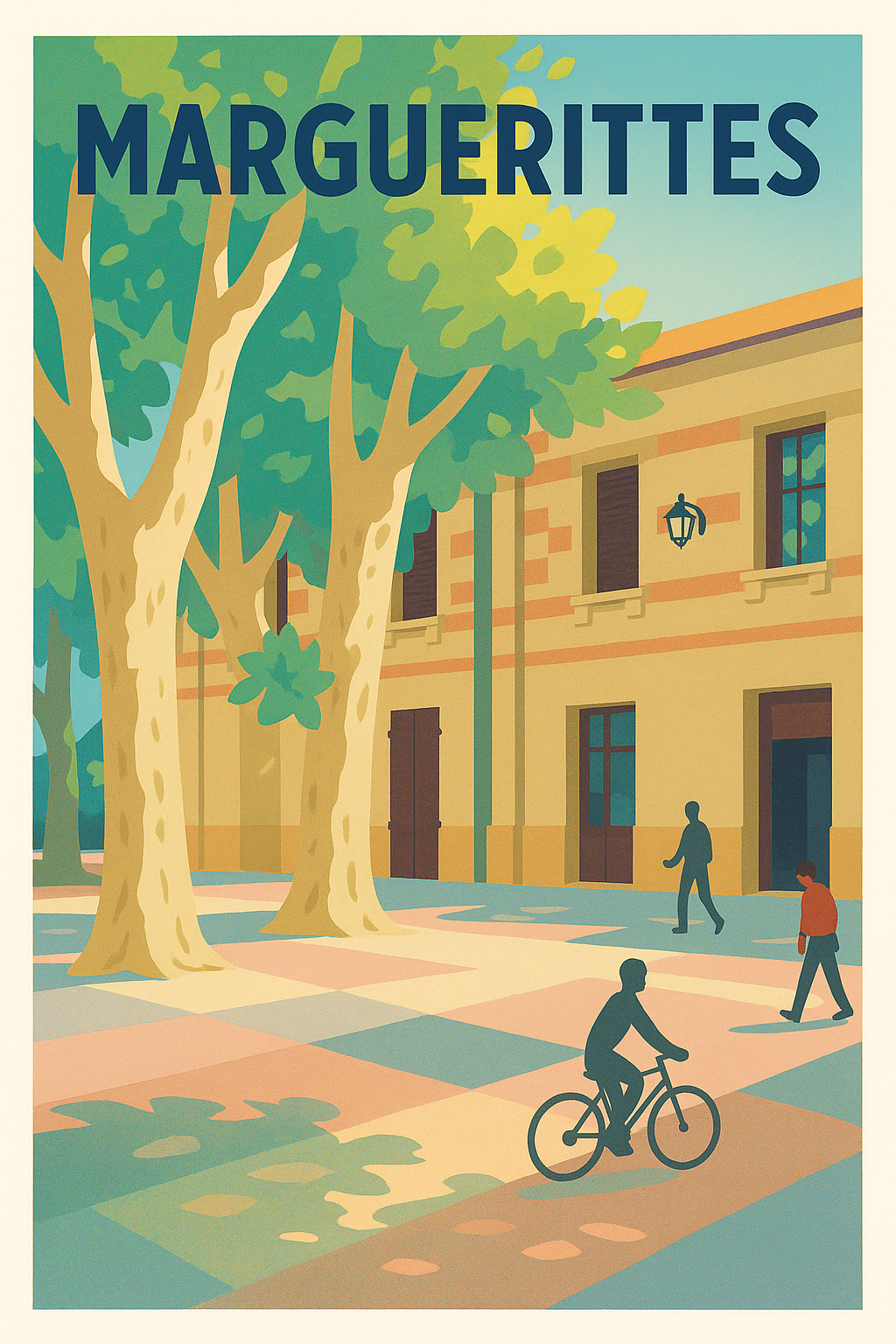 Affiche de Marguerittes - Balade paisible sous les platanes