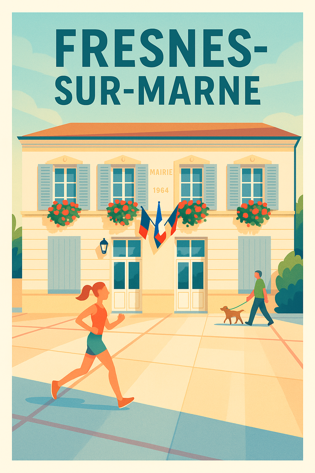 Affiche de Fresnes-sur-Marne - Vitalité et charme local