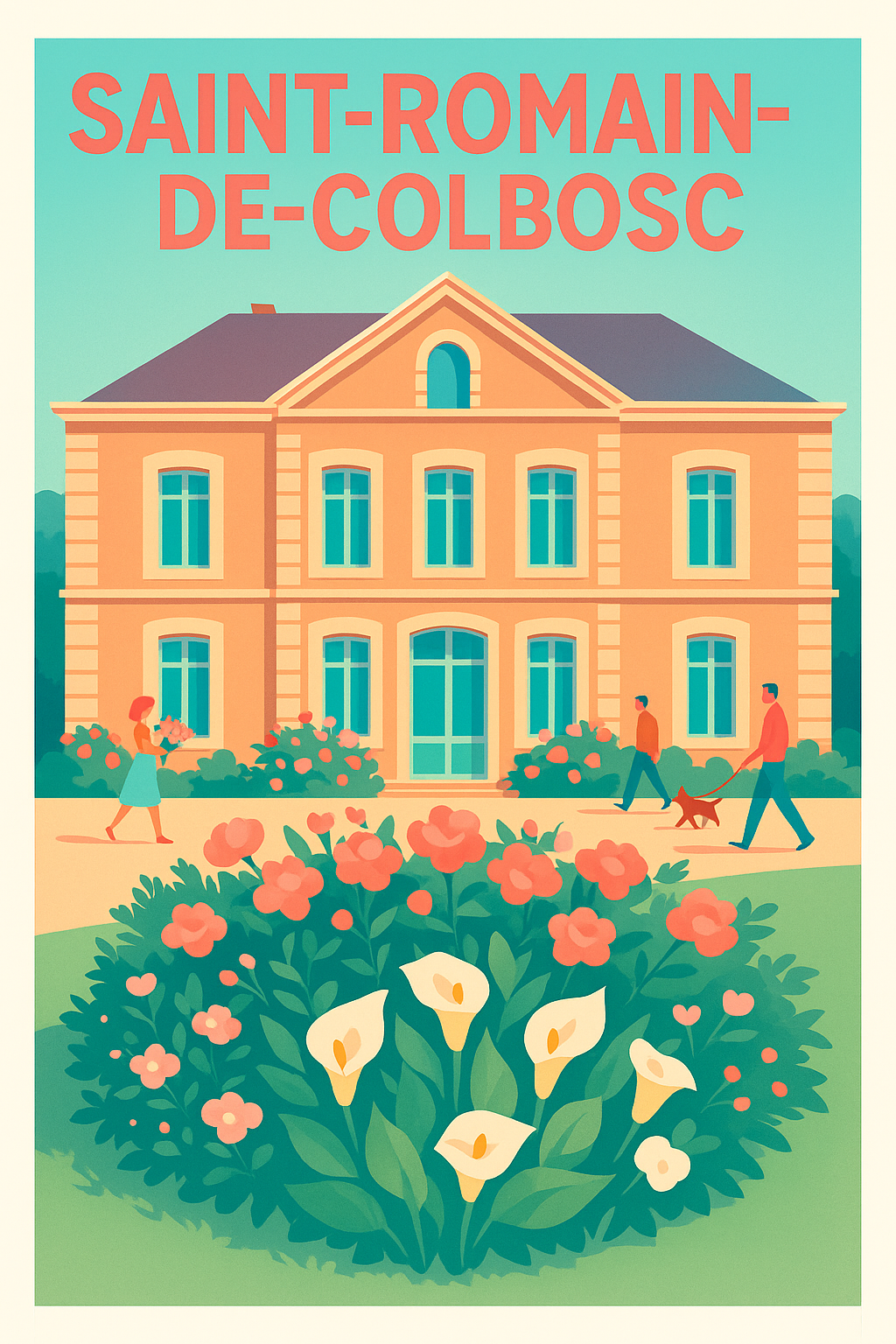 Affiche de Saint-Romain-de-Colbosc - Évasion fleurie au cœur de la ville