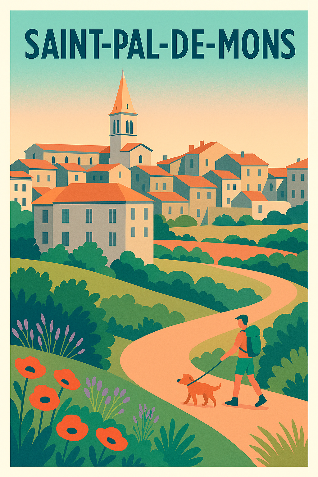 Affiche de Saint-Pal-de-Mons - Balade bucolique au cœur du village