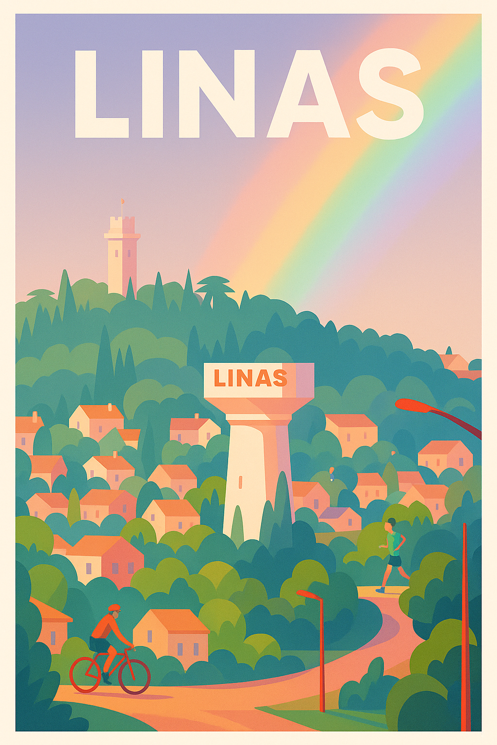Affiche de Linas - L'élégance naturelle au cœur de la campagne
