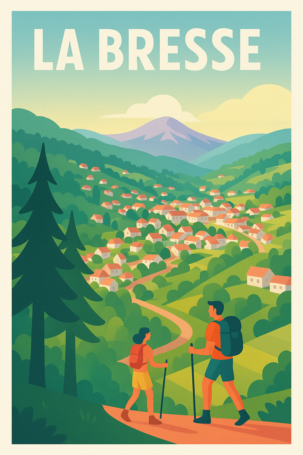 Affiche de La Bresse - Échappée verte et balades inspirantes