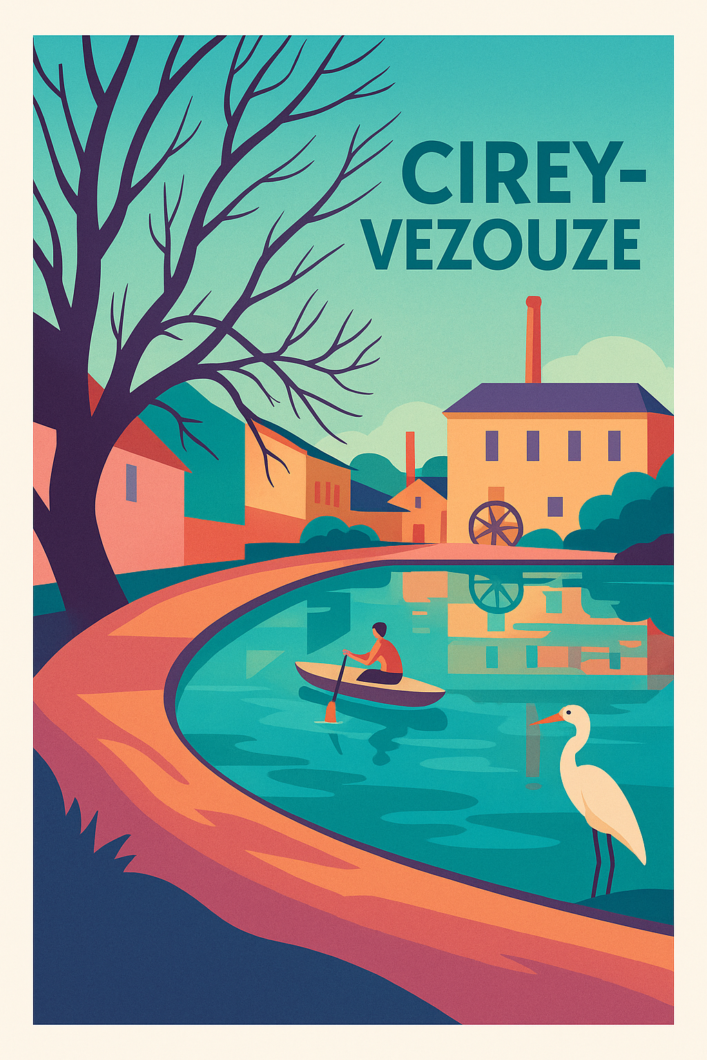 Affiche de Cirey-sur-Vezouze - Charme et sérénité au fil de l'eau