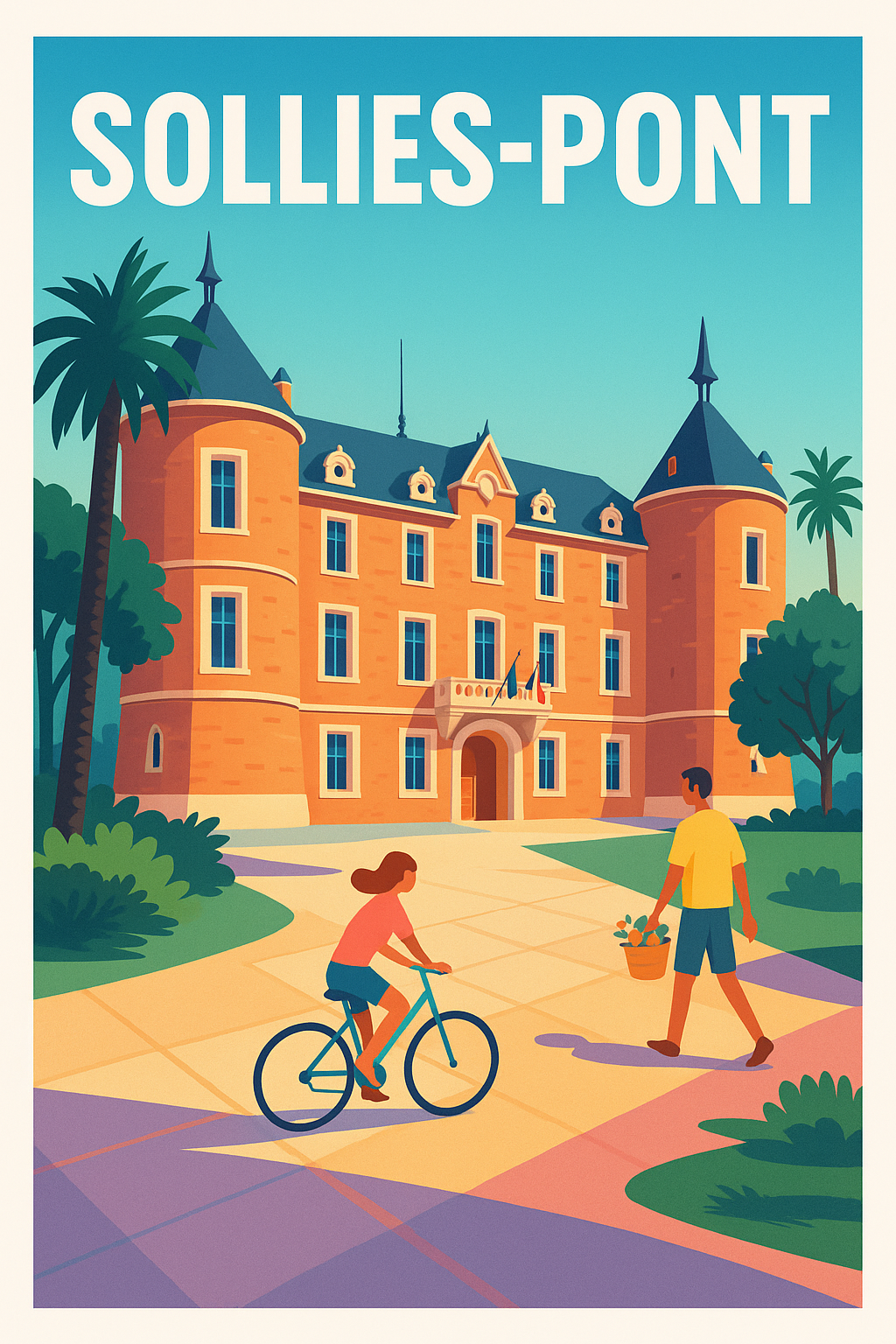 Affiche de Sollies-Pont - Charme Provençal et douceur de vivre