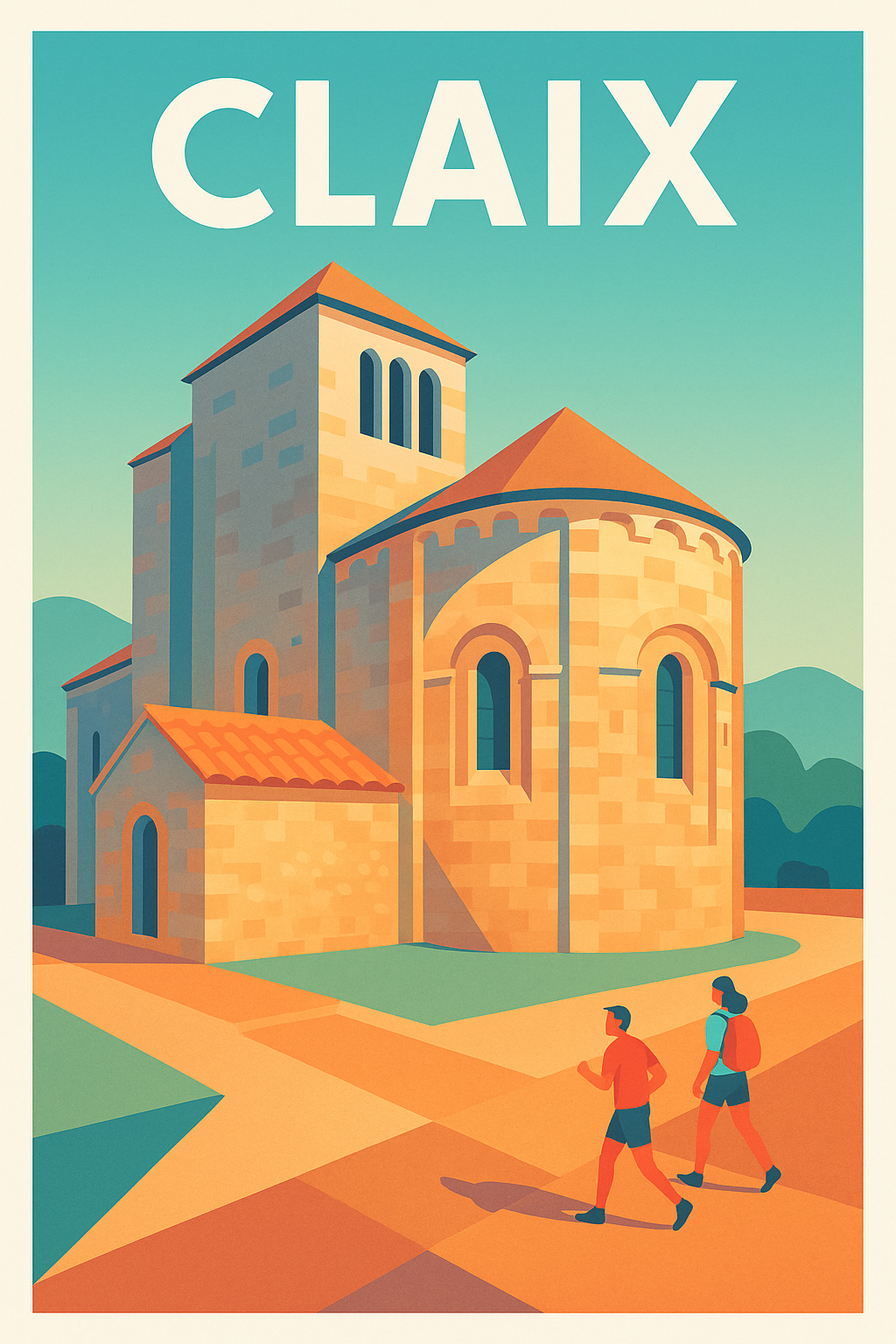 Affiche de Claix - Une escapade architecturale pleine de charme
