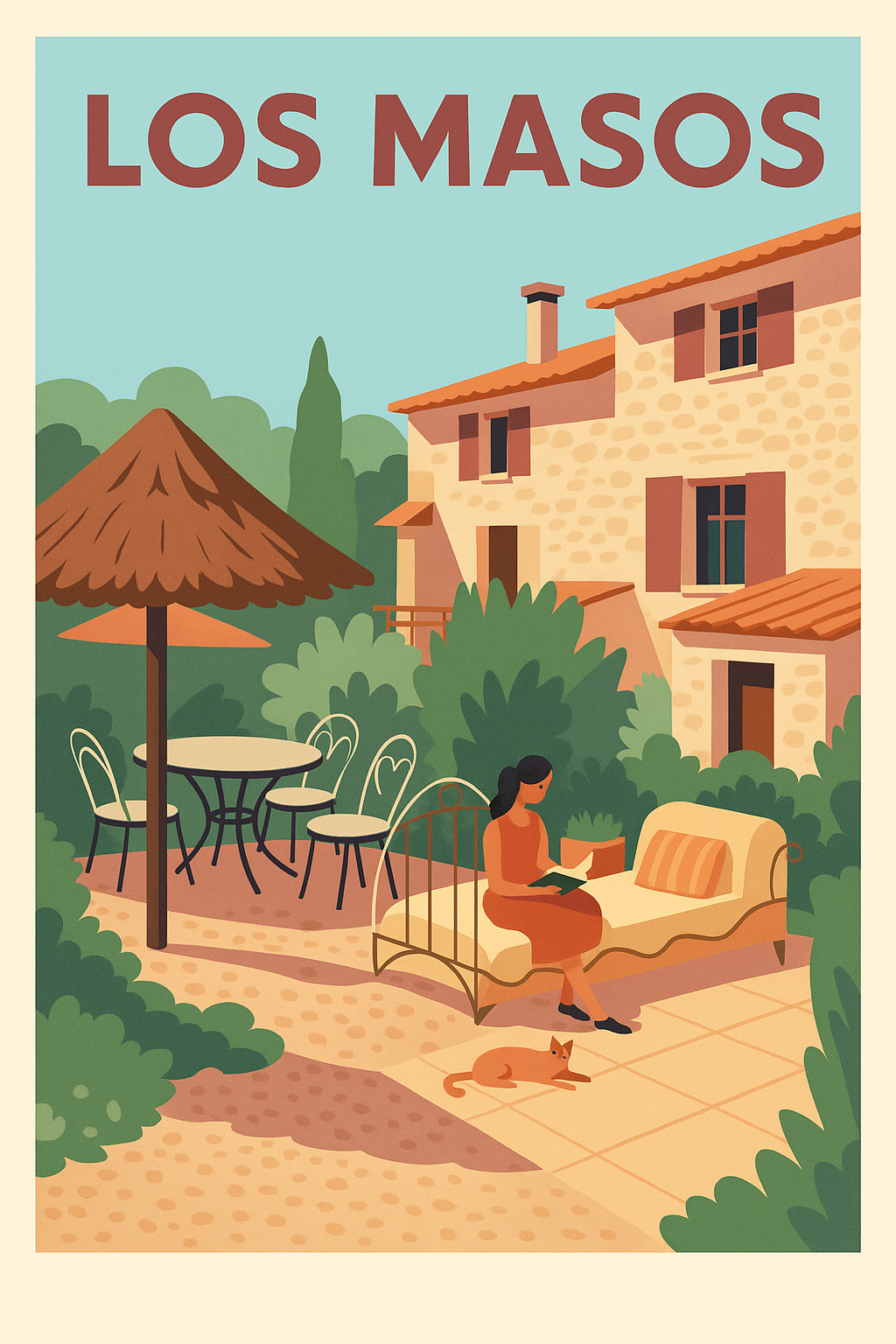 Affiche de Los Masos - Instant de douceur et sérénité en Provence