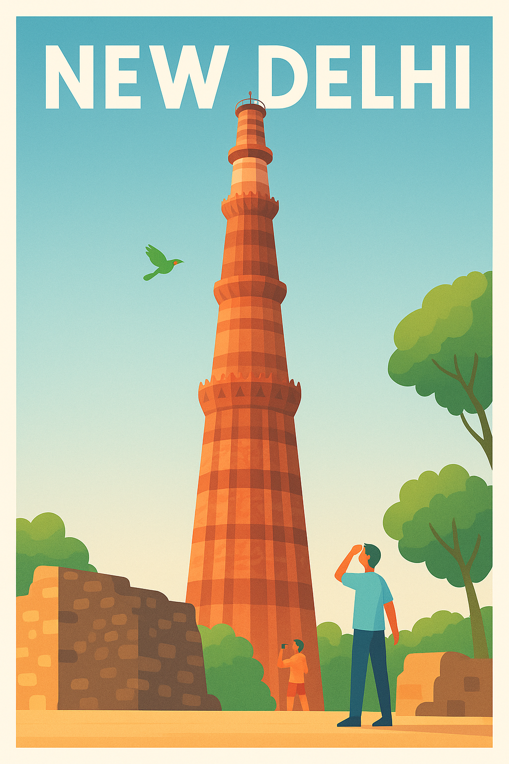 Affiche de New Delhi - Voyage au cœur de l'histoire indienne