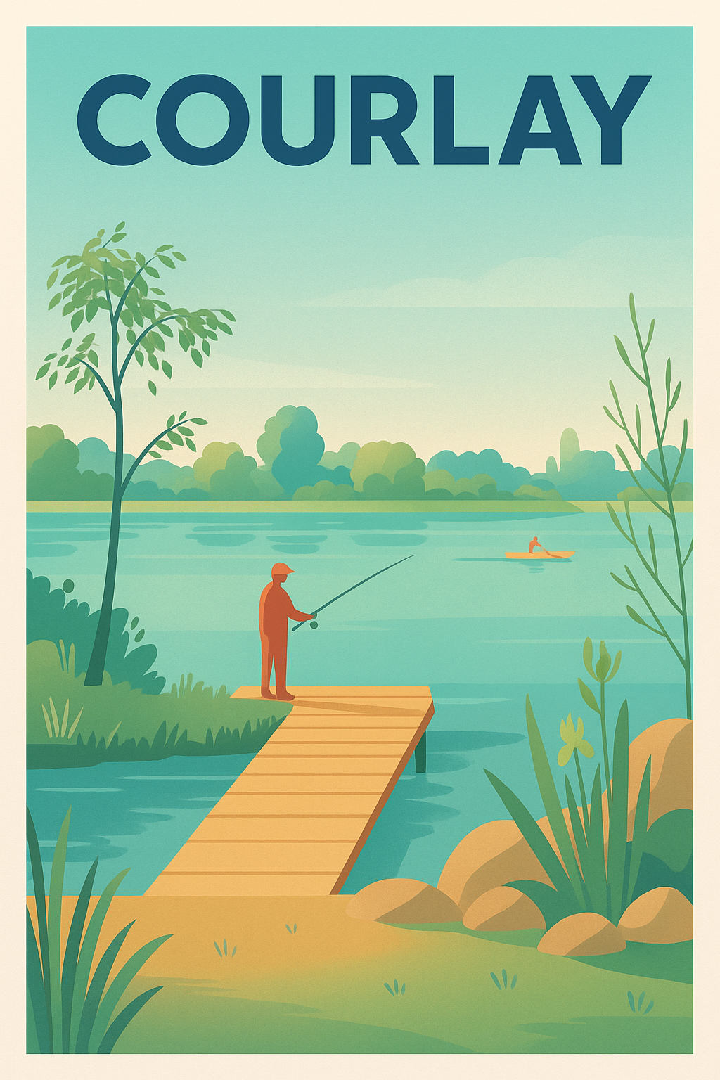 Affiche de Courlay - Havre de paix au bord de l'eau