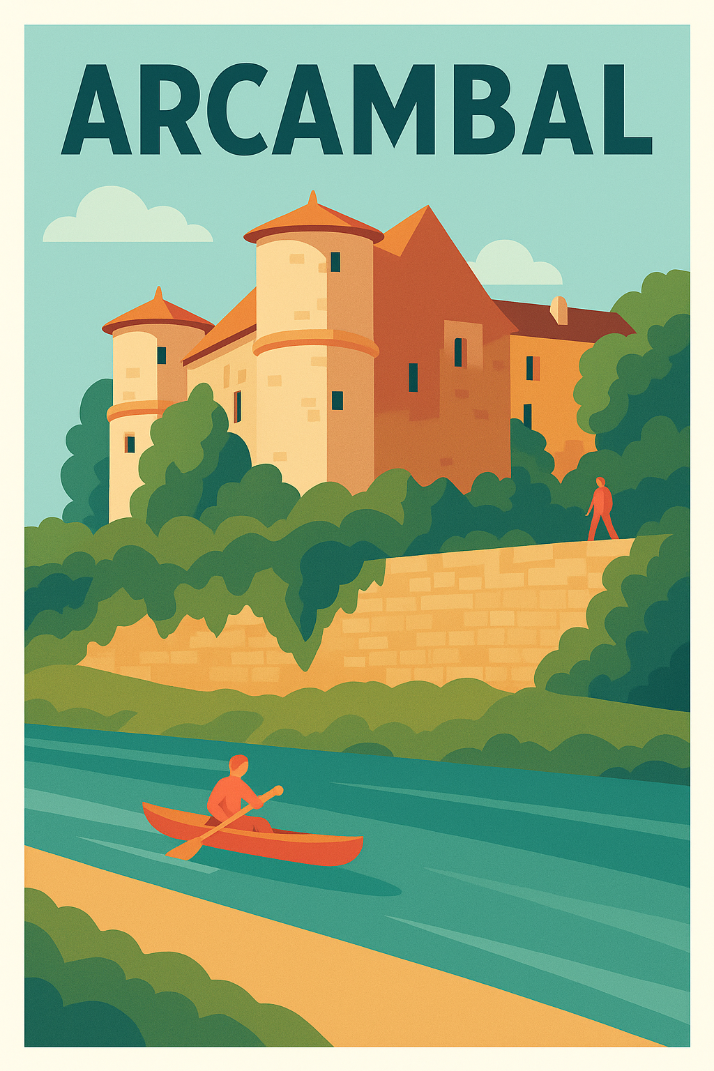 Affiche de Arcambal - Le charme historique au fil de l'eau