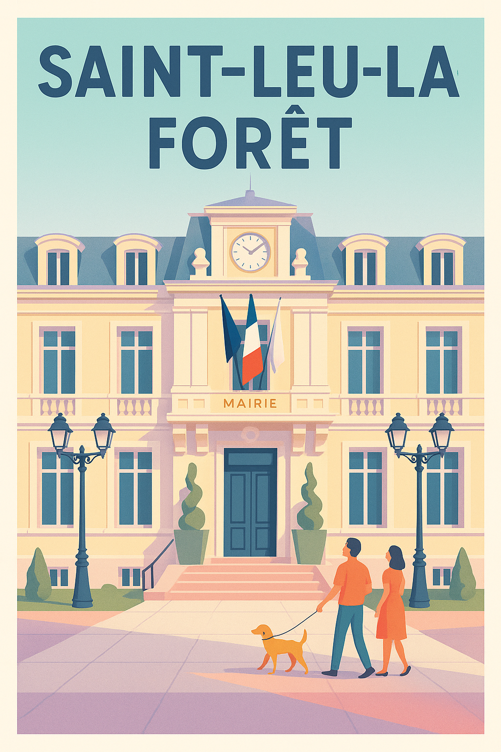 Affiche de Saint-Leu-la-Forêt - Charme et sérénité au cœur de la ville