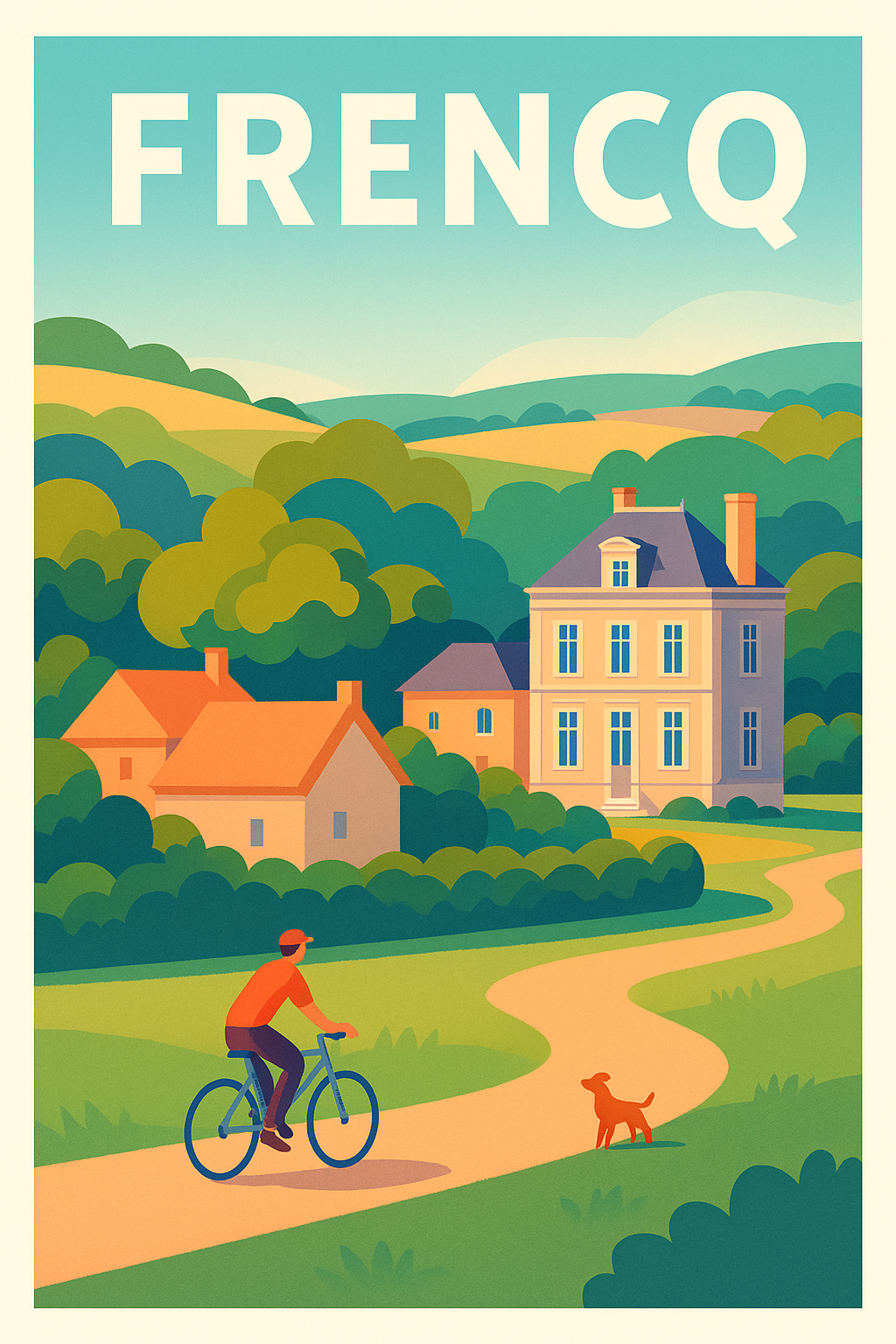Affiche de Frencq - Évasion champêtre et sérénité en pleine nature