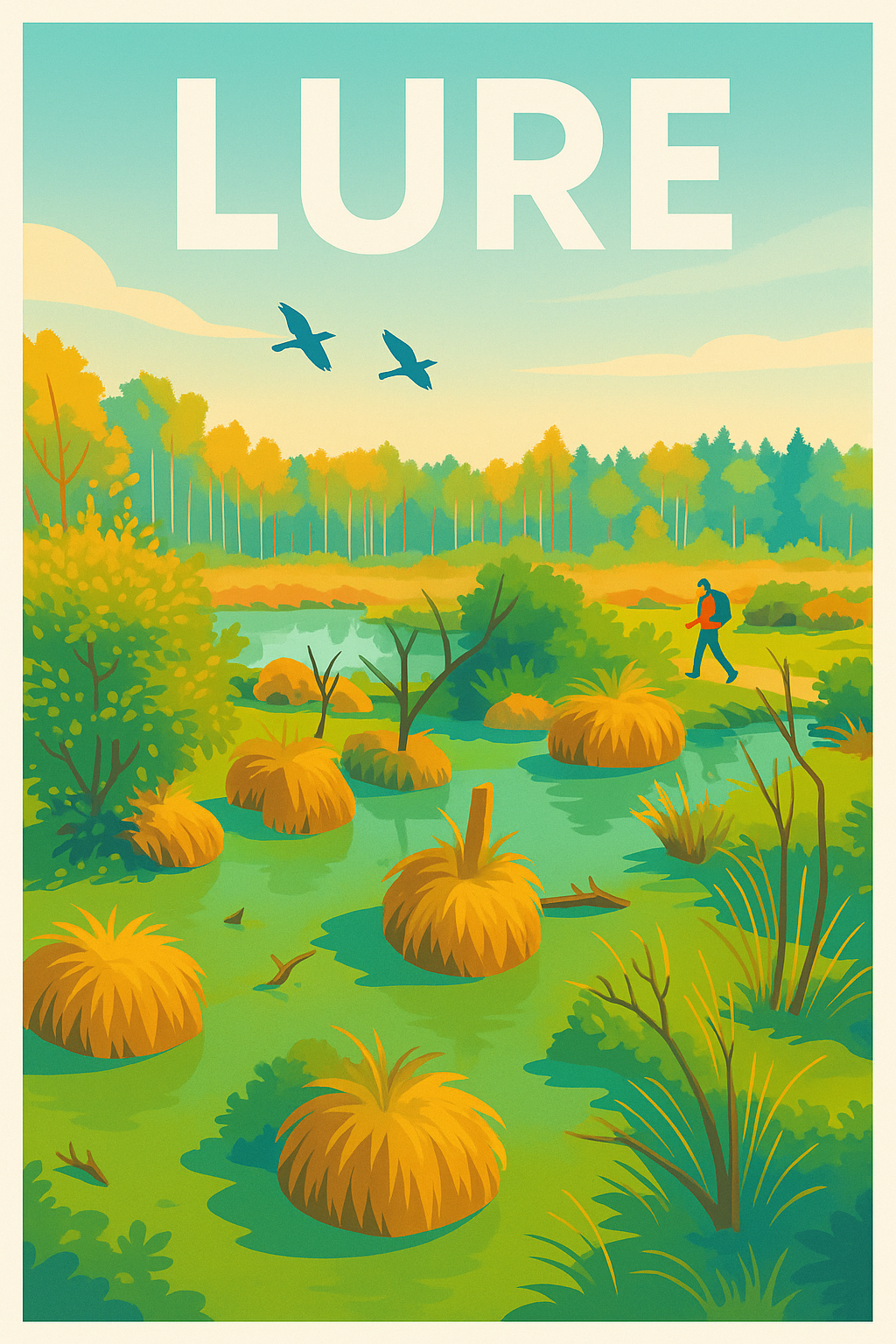 Affiche de Lure - Évasion Nature au Cœur des Marais