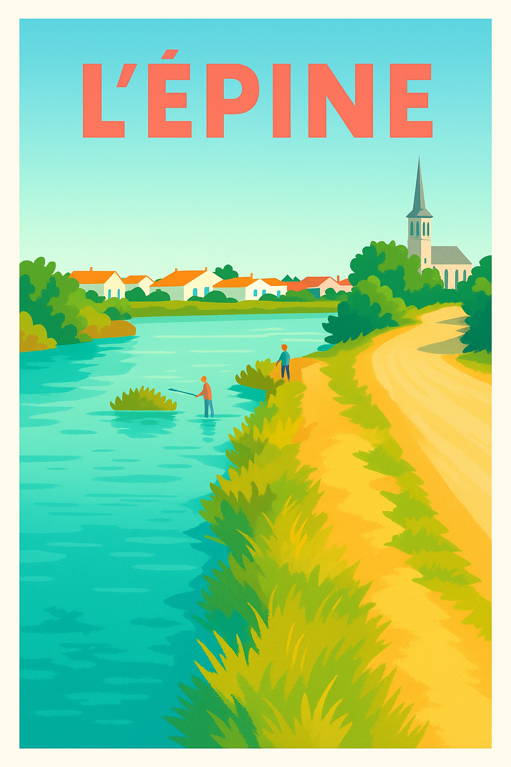 Affiche de L'Épine - Un havre de paix au bord de l'eau