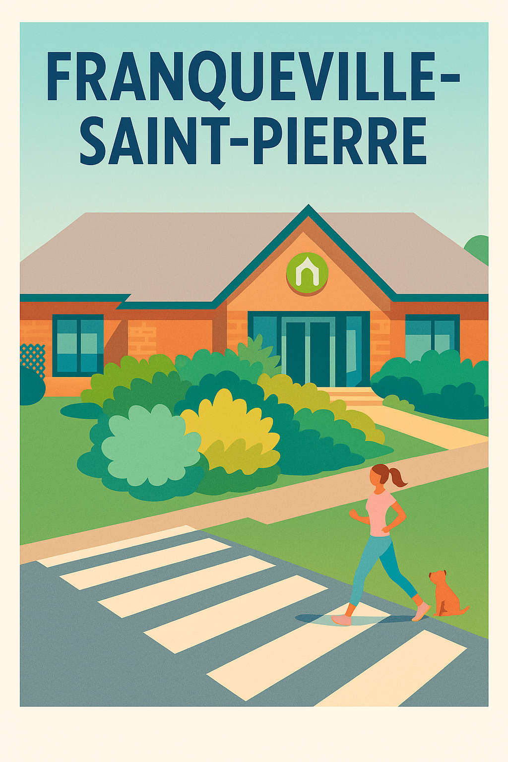 Affiche de Franqueville-Saint-Pierre - Un havre de sérénité en pleine ville