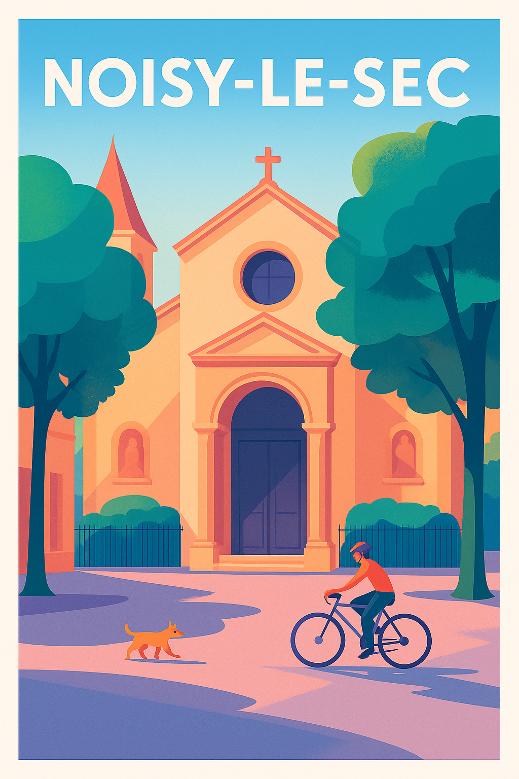 Affiche de Noisy-le-Sec - Ambiance paisible et authentique