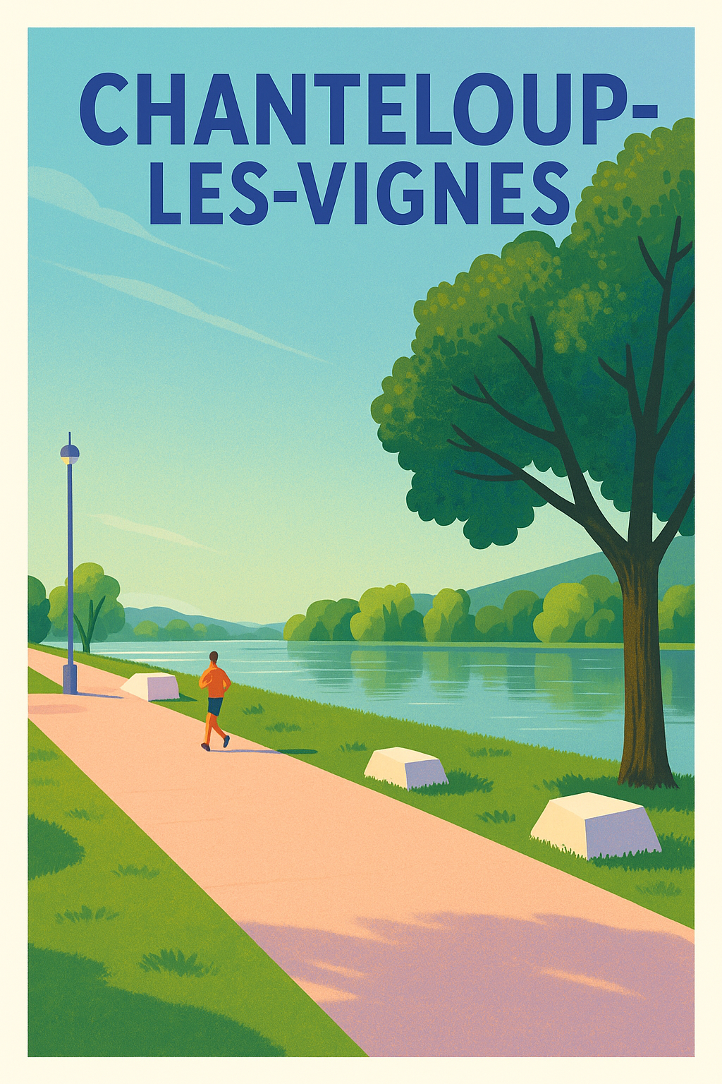 Affiche de Chanteloup-les-Vignes - Sérénité au bord de l'eau