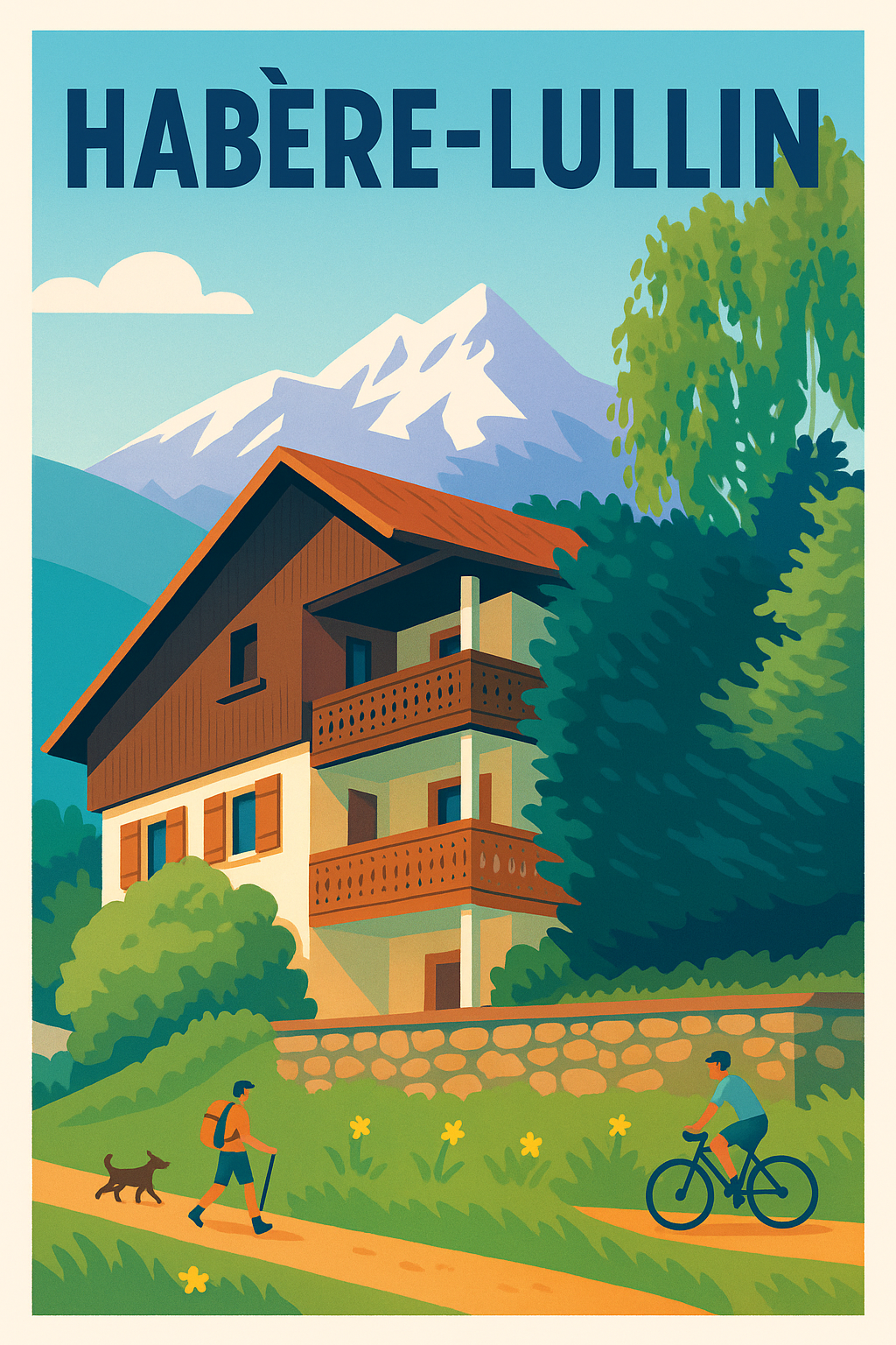 Affiche de Habère-Lullin - Évasion et nature en harmonie
