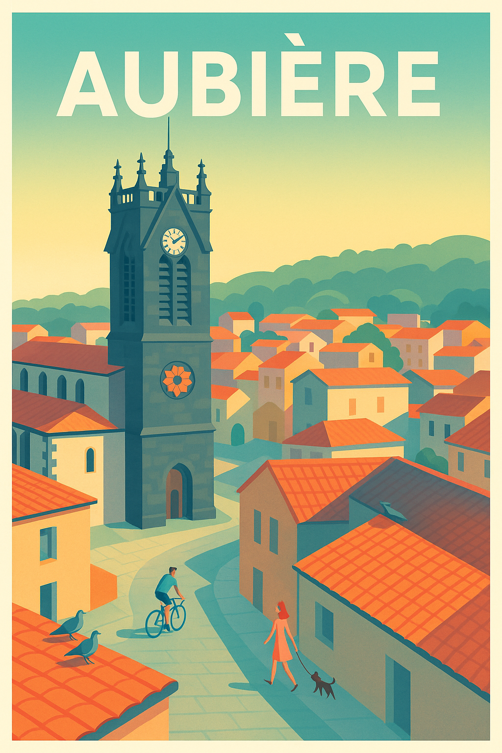 Affiche de Aubière - Charme et douceur d'une cité paisible