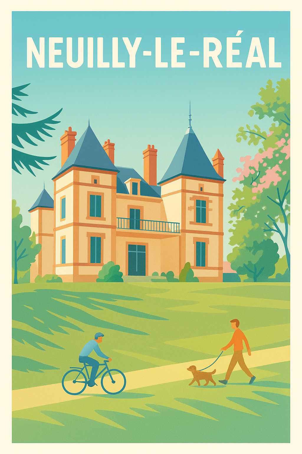 Affiche de Neuilly-le-Réal - Charme et tranquillité au cœur de l'Allier