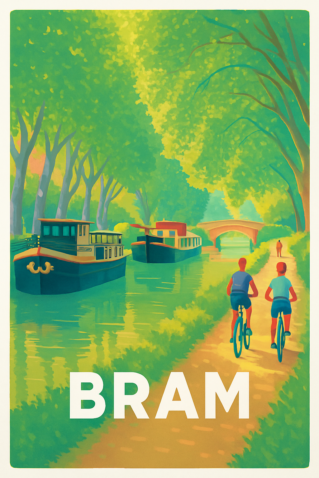 Affiche de Bram - Balade paisible au bord du canal