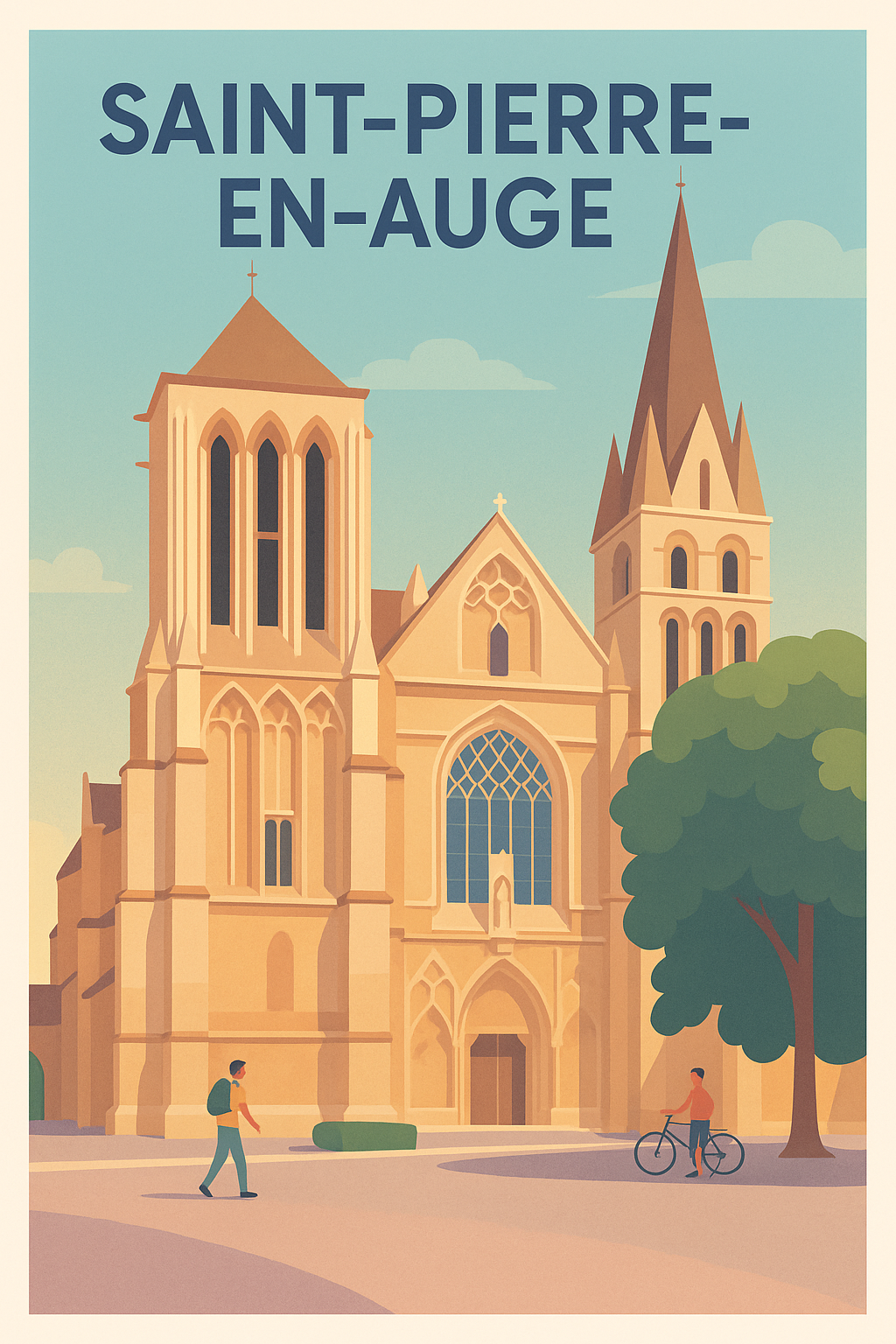 Affiche de Saint-Pierre-en-Auge - Charme historique et architectural